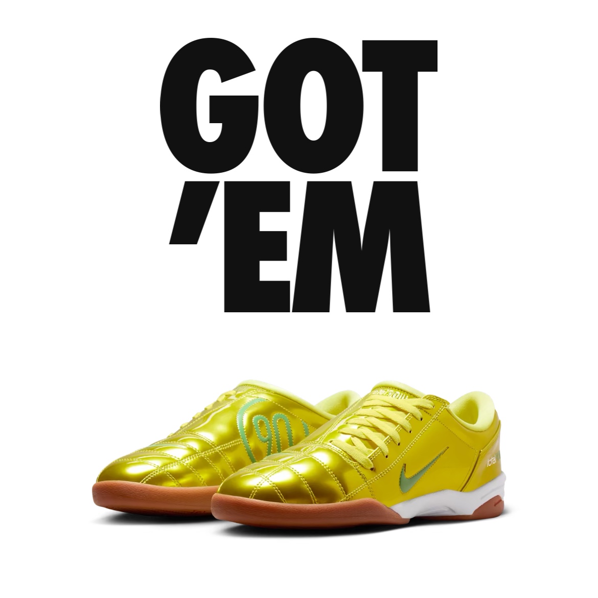 Nike Total 90 III SP Dynamic Yellow Green Spark 착용 스타일