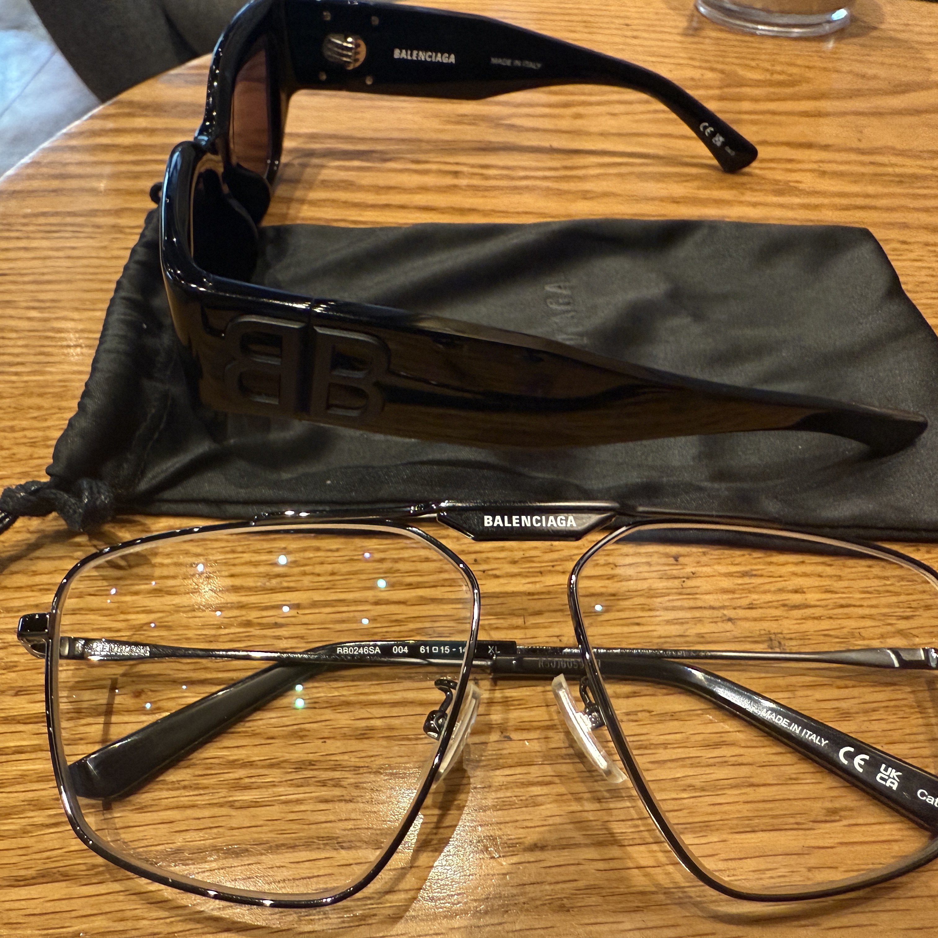 Balenciaga Tag 2.0 Navigator Sunglasses Dark Silver, Balenciaga Bossy Round Af Sunglasses Black 착용 스타일
