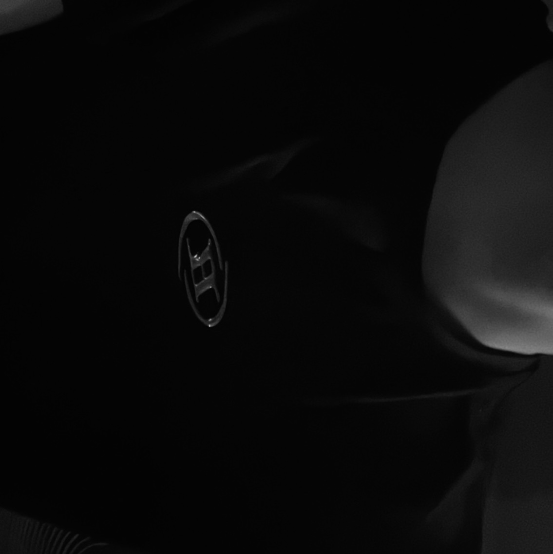 BORN TO WIN Silver B Logo Muscle Fit T-Shirts Black 착용 스타일
