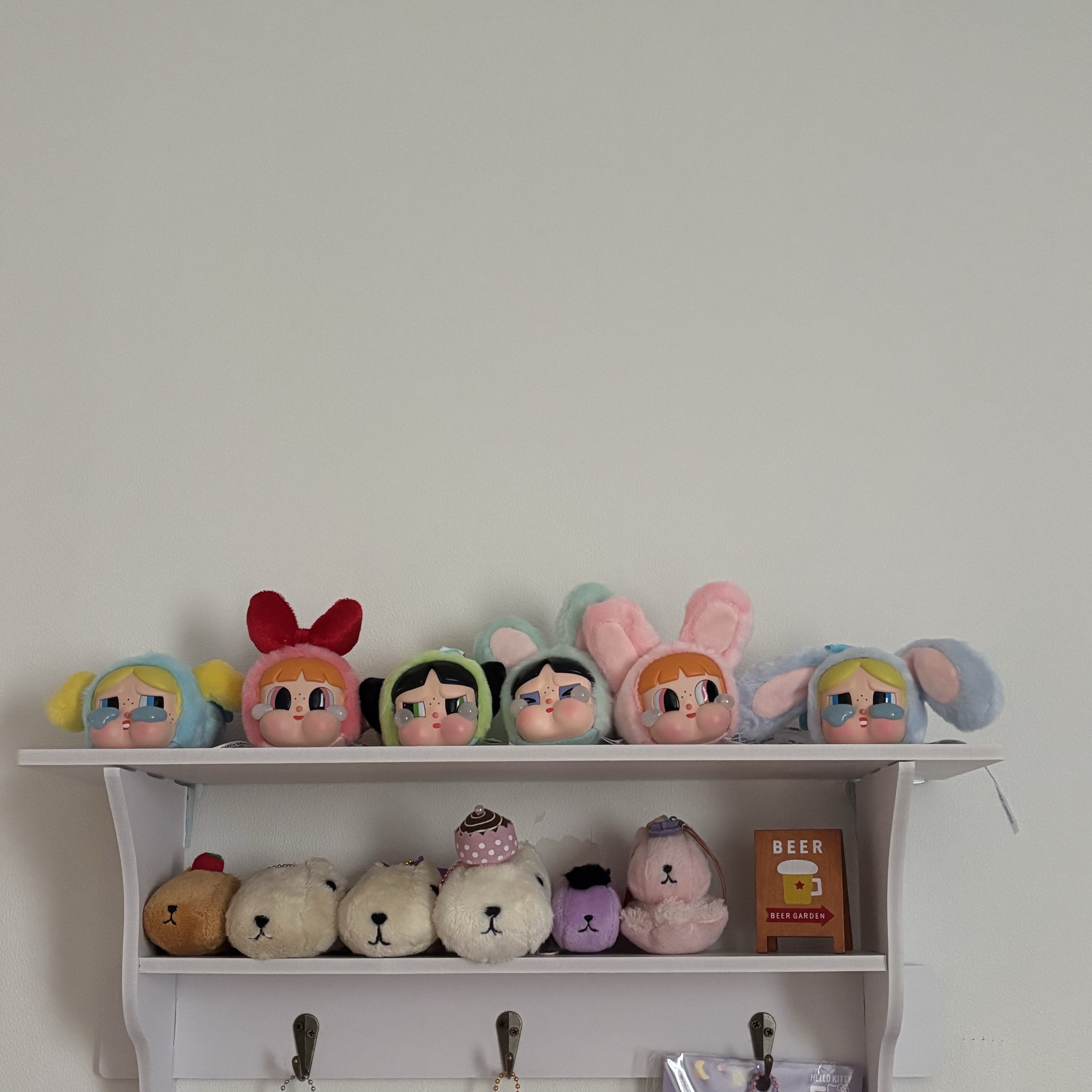 Pop Mart Crybaby x Powerpuff Girls Series Keyring Sealed Case (6 Blind Boxes) 착용 스타일