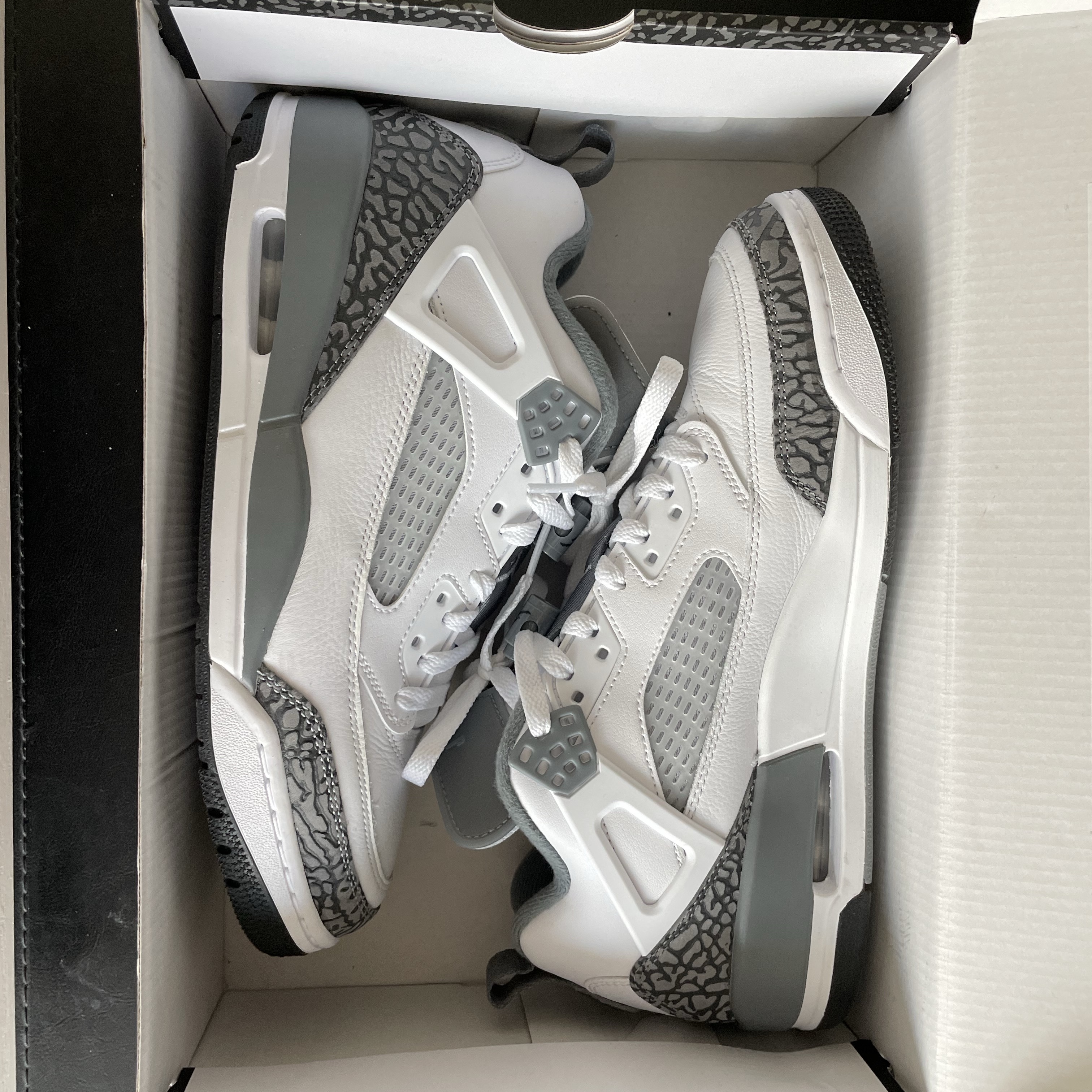 (GS) Jordan Spizike Low White Anthracite 착용 스타일 - 10