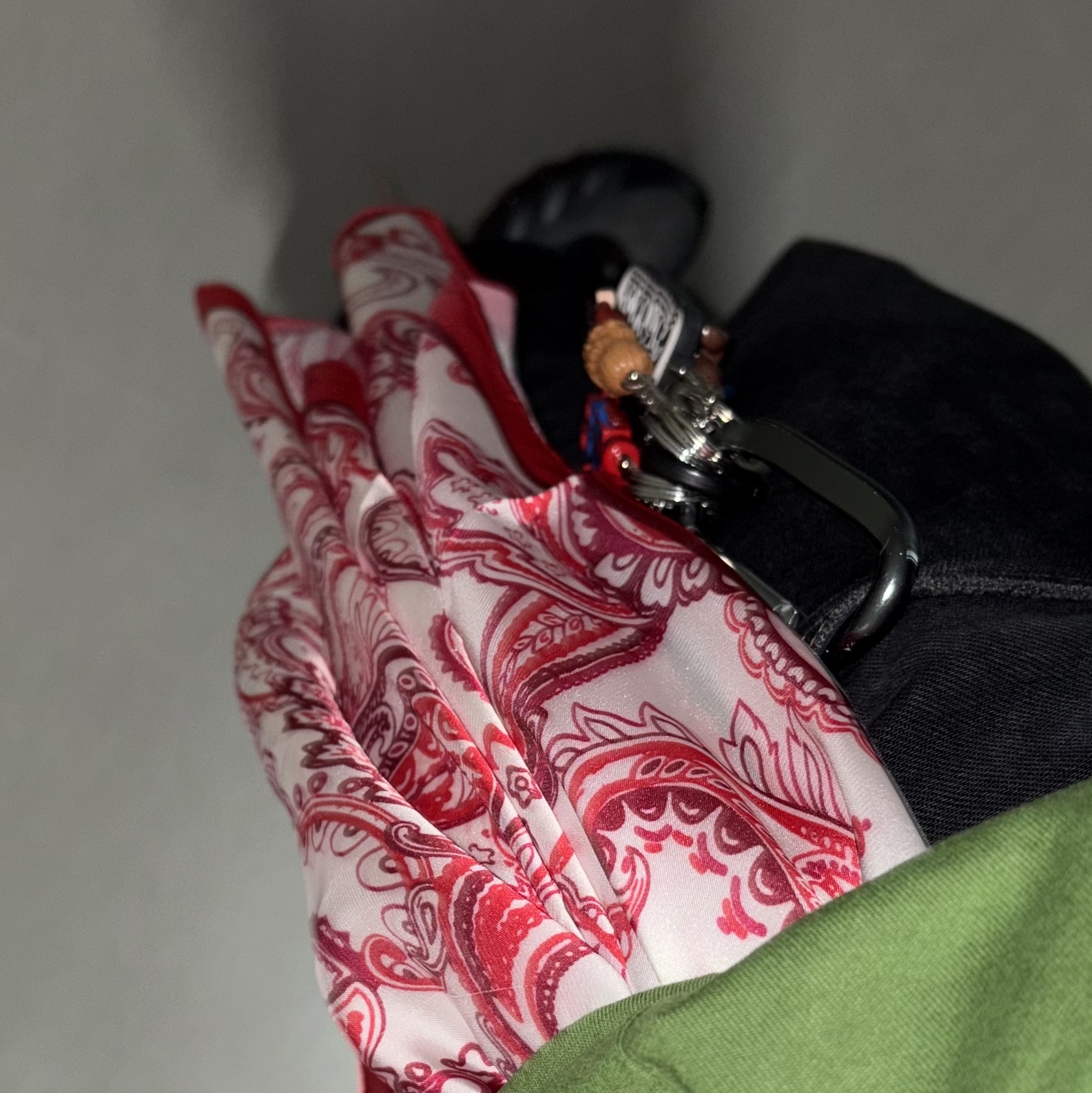 Stussy Twisted Yarn Plaid Zip Shirt Green, Obey Kenny Relaxed T-Shirt Coronet Blue Multi 착용 스타일 - 4