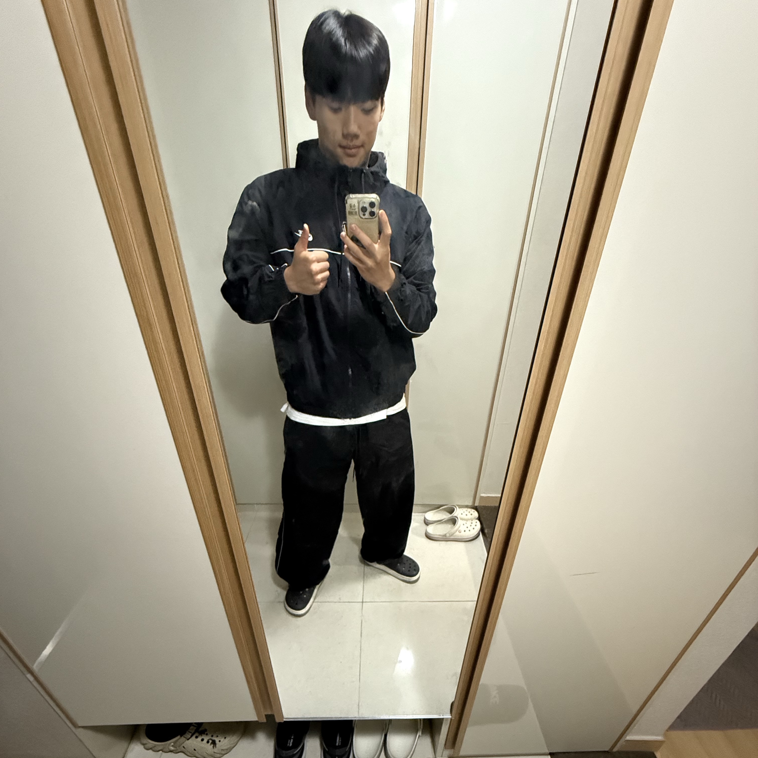 Nike Club Hooded Jacket Black White - Asia, Polyteru Human Index Index Track Pants Black/White 착용 스타일 - 1