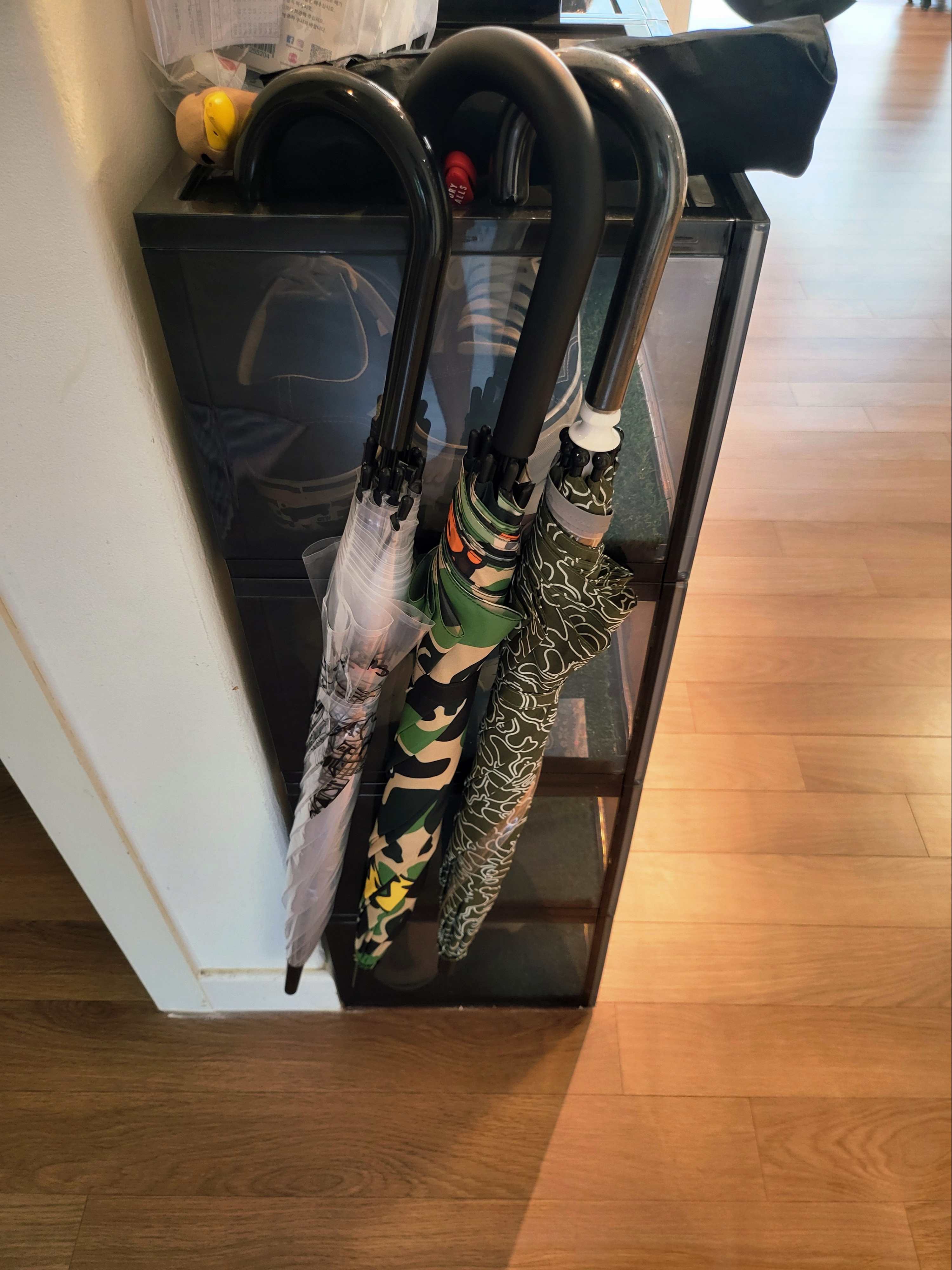 Tom Sachs Space Program Infinity Umbrella 1, BAPE New ABC Milo All Friends Umbrella Green 착용 스타일 - 2