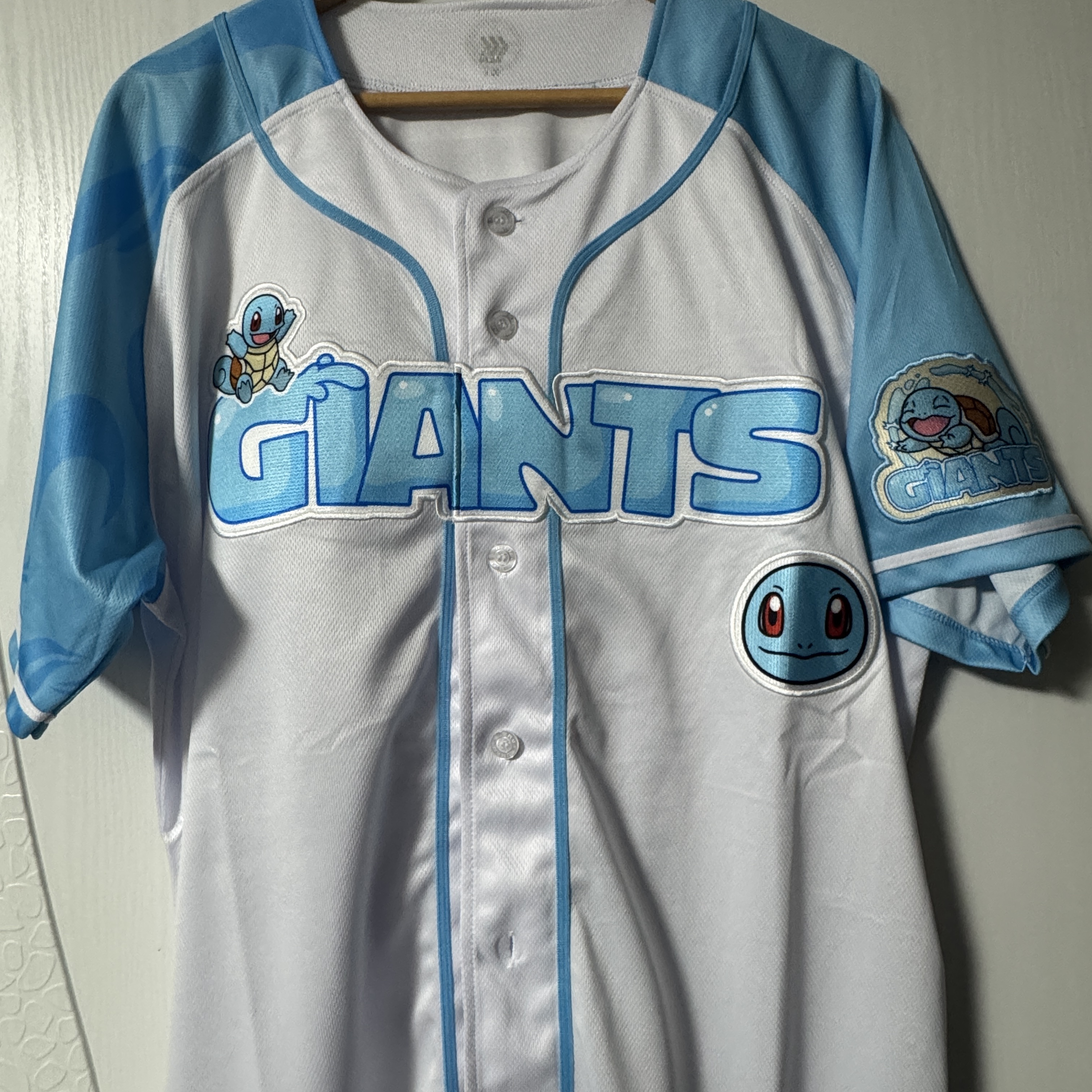 Pokemon x Lotte Giants Zenigame Uniform Multi (No Marking Ver.) 착용 스타일