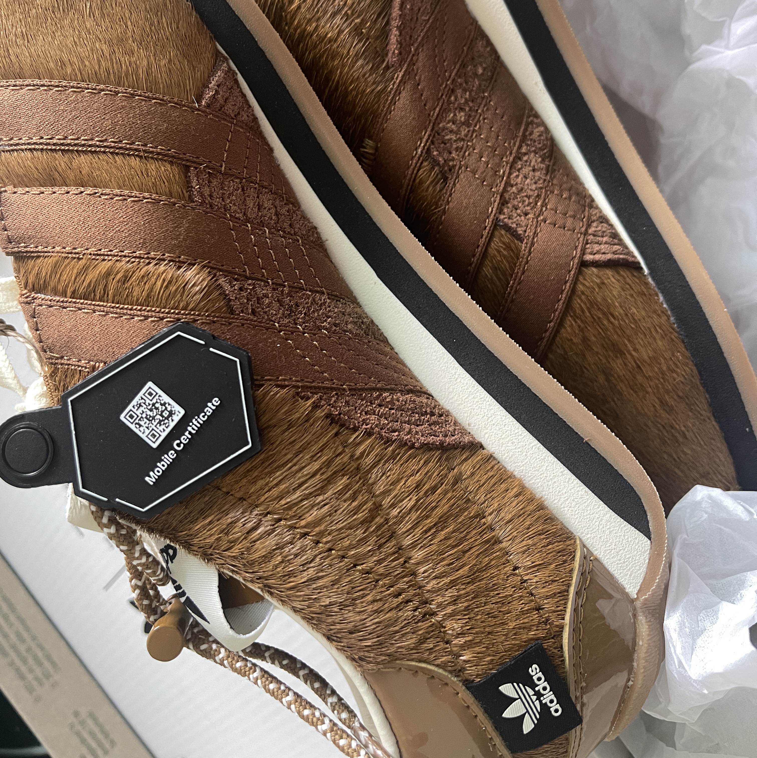 Adidas x Song for the Mute Country OG Bronze Strata Wild Brown 착용 스타일 - 2