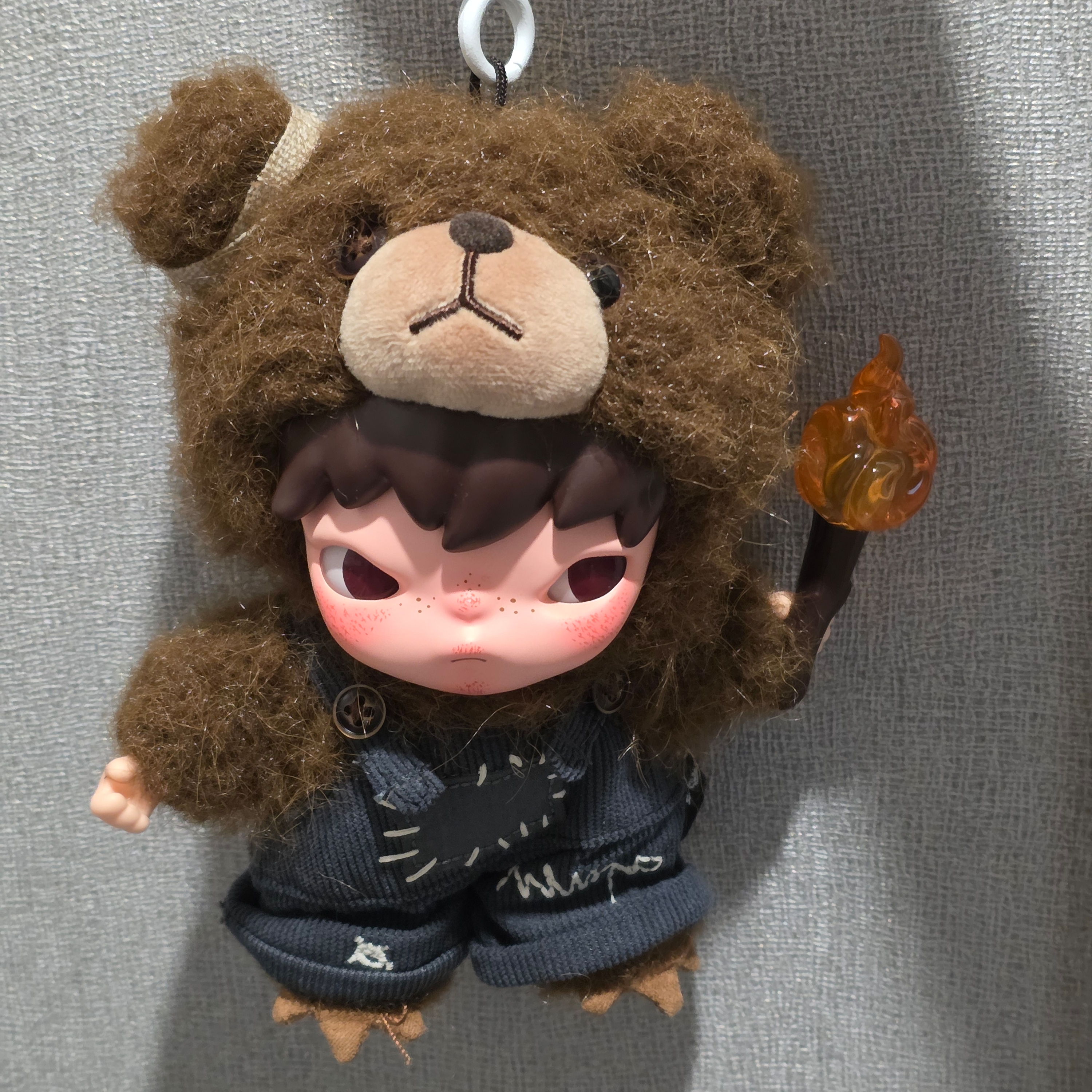 Pop Mart Hirono Living Wild-Fight For Joy Plush Doll 착용 스타일 - 1