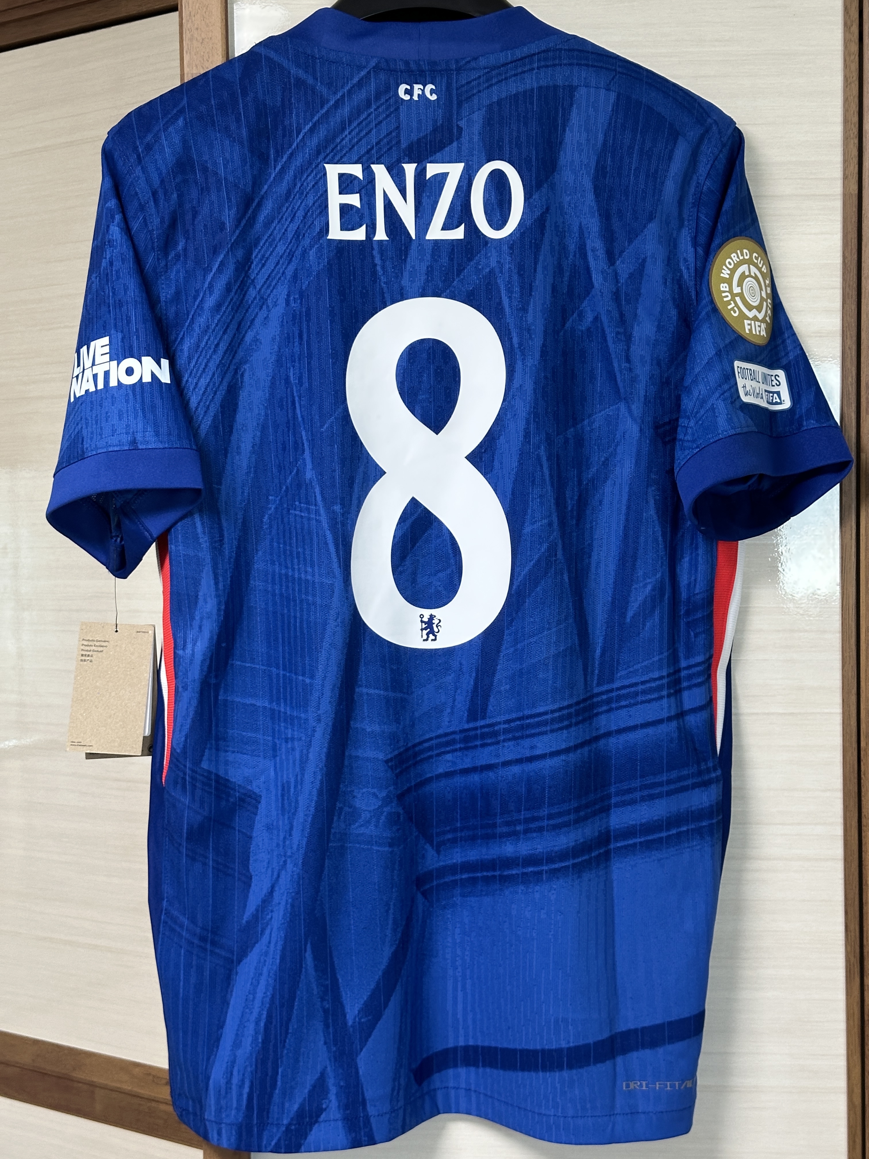 Nike Chelsea FC 2025/26 Match Home Dri-Fit ADV Soccer Authentic Jersey Rush Blue White (Non Marking Ver.), Nike Chelsea FC 2025/26 Stadium Home Dri-Fit Soccer Replica Jersey Rush Blue White (Non Marking Ver.) 착용 스타일 - 2