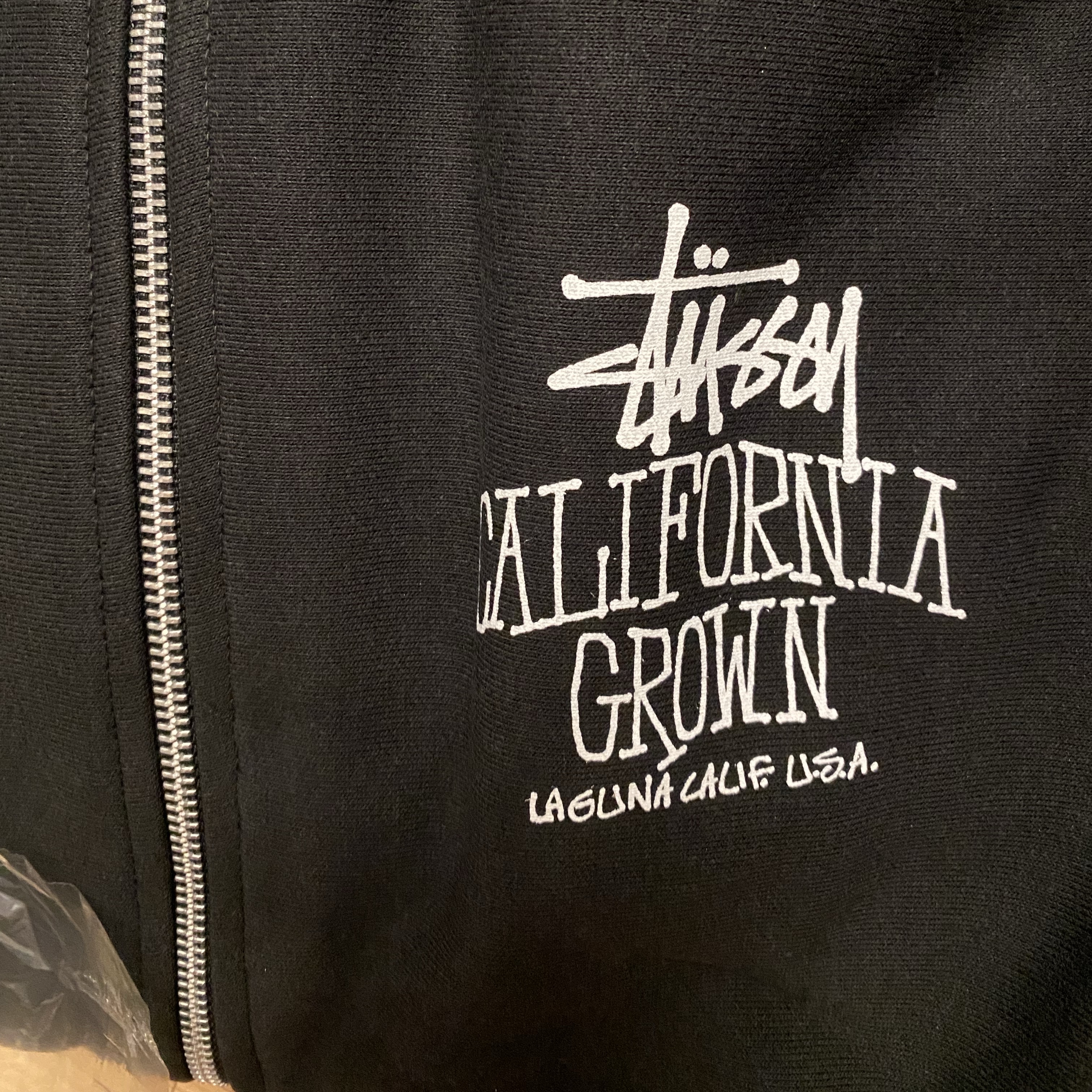 Stussy Worldwide Zip Hoodie Black 착용 스타일