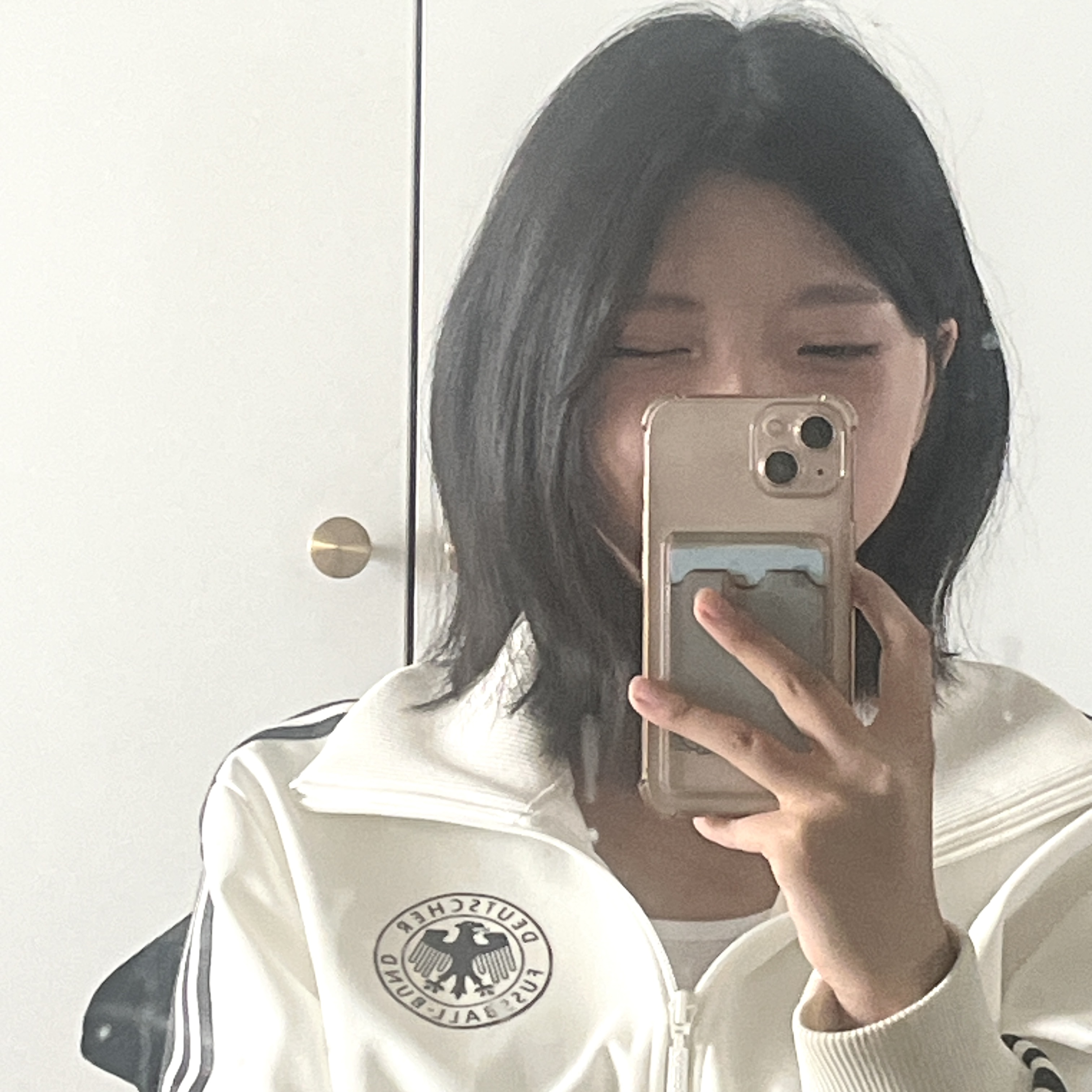Adidas German Beckenbauer Track Top Off White - KR Sizing 착용 스타일
