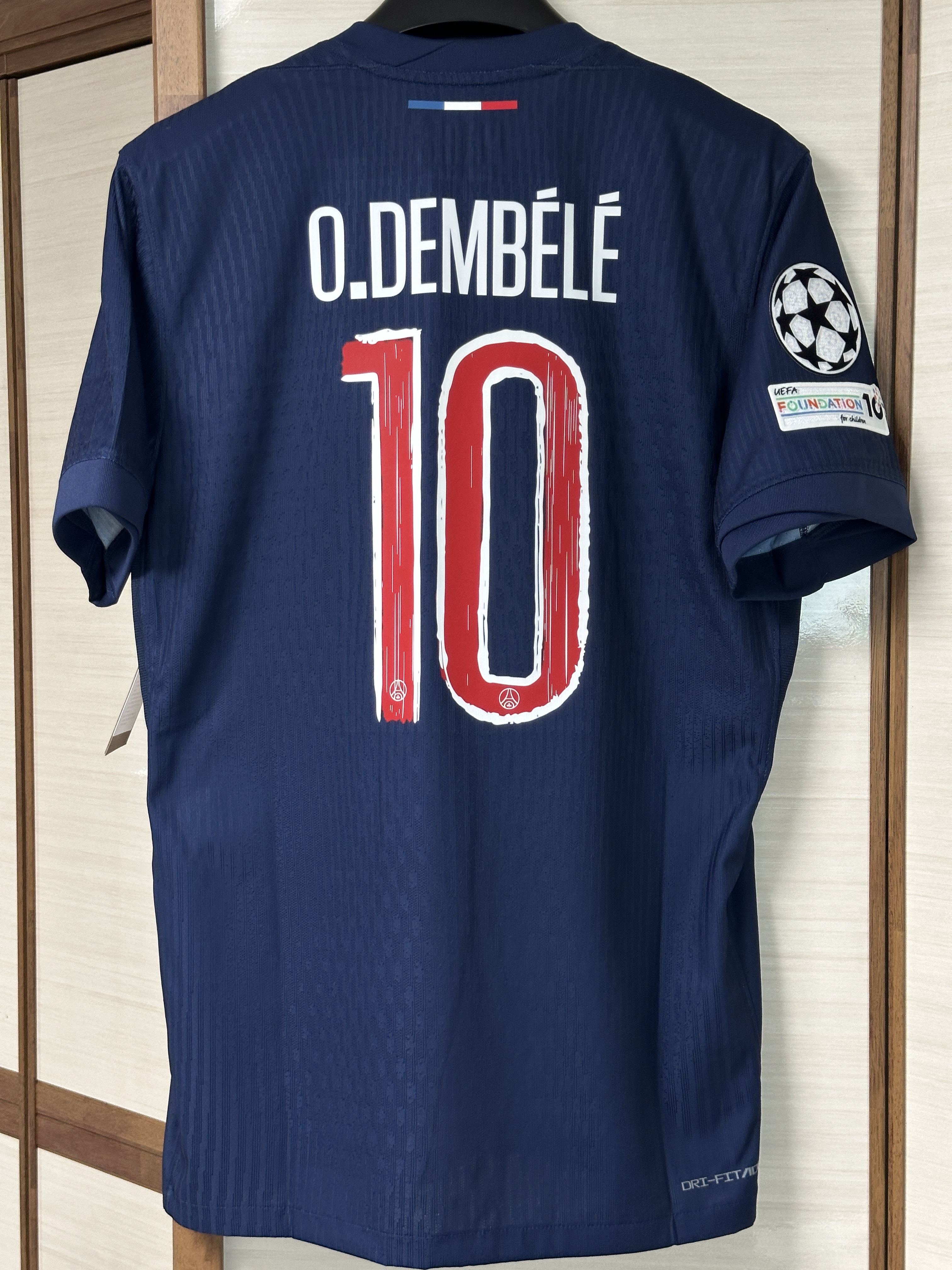 Nike Paris Saint-Germain 2024/25 Dri-Fit ADV Match Home Jersey Midnight Navy (Non Marking Ver.) 착용 스타일 - 2