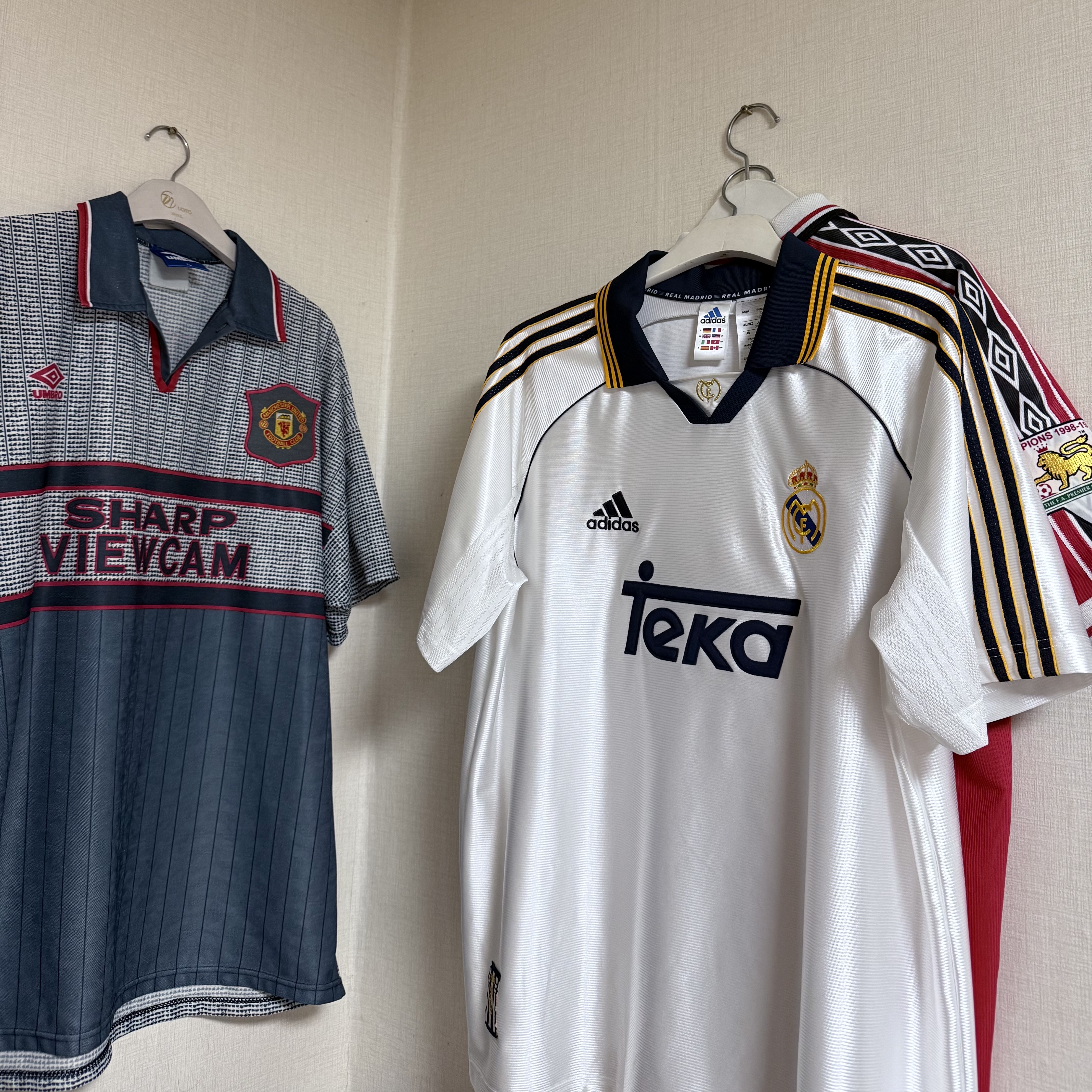 Adidas Real Madrid 99/00 Home Jersey White - KR Sizing (Non Marking Ver.) 착용 스타일