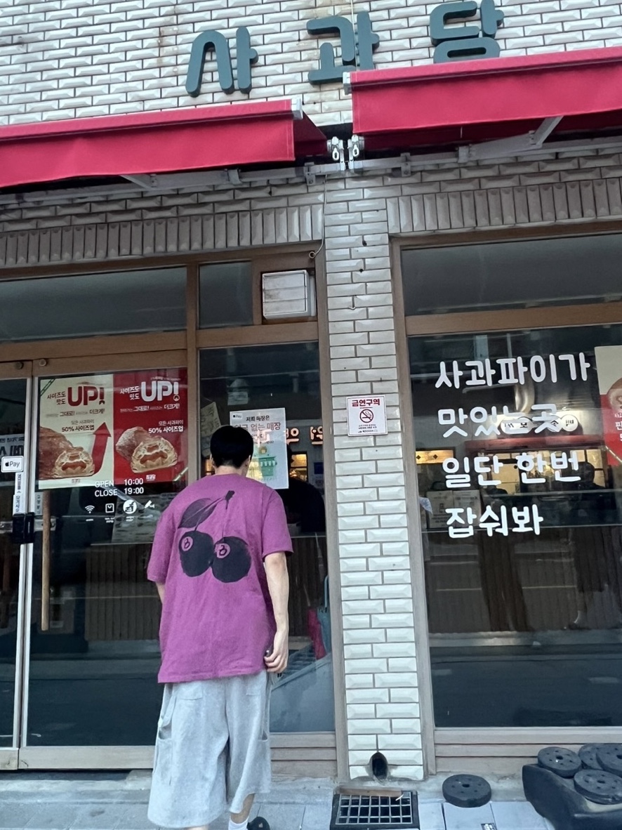 Stussy Cherries T-Shirt Berry 착용 스타일