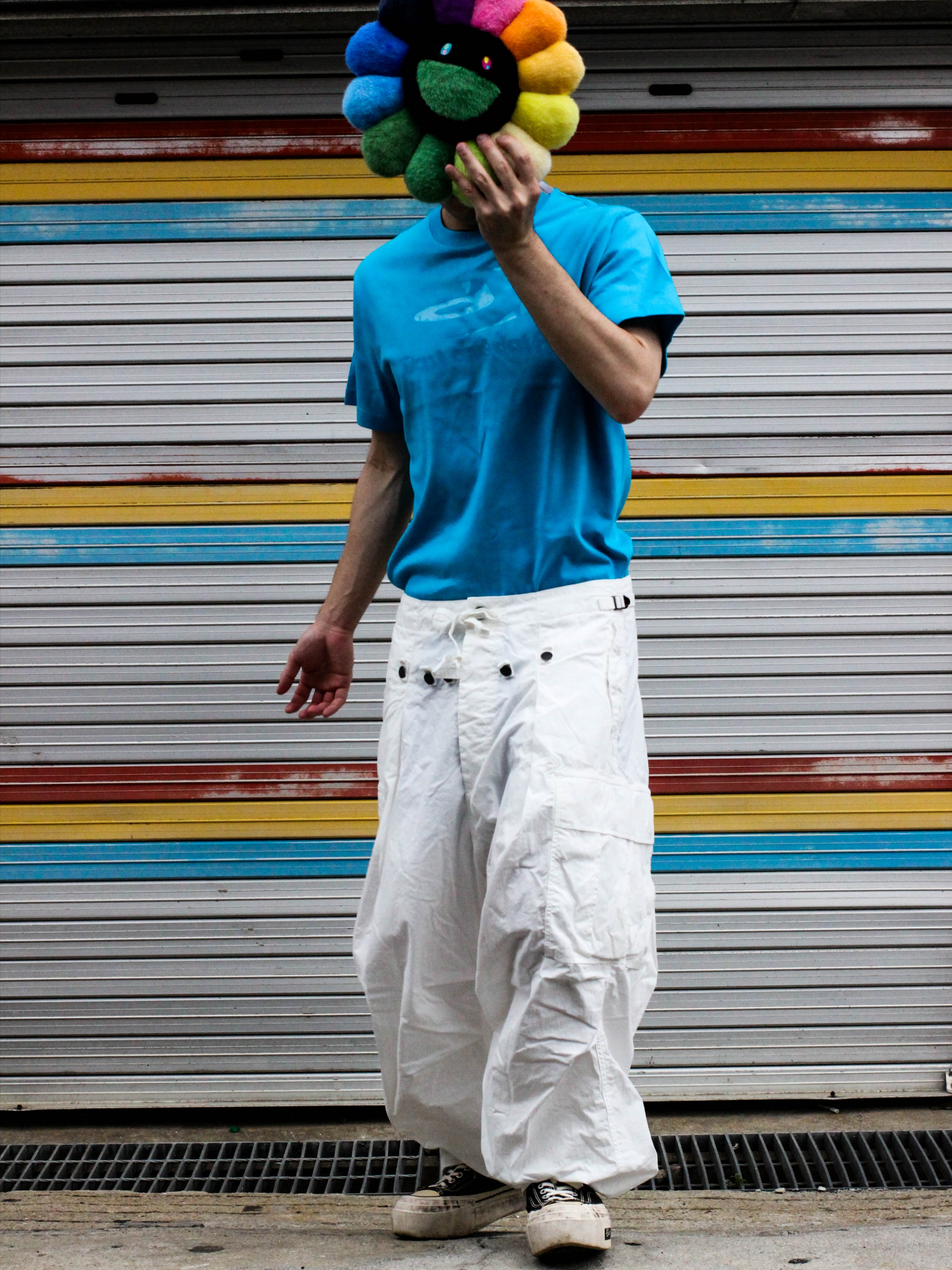 Dust and Data Clear Core Logo Tee Turquoise 착용 스타일