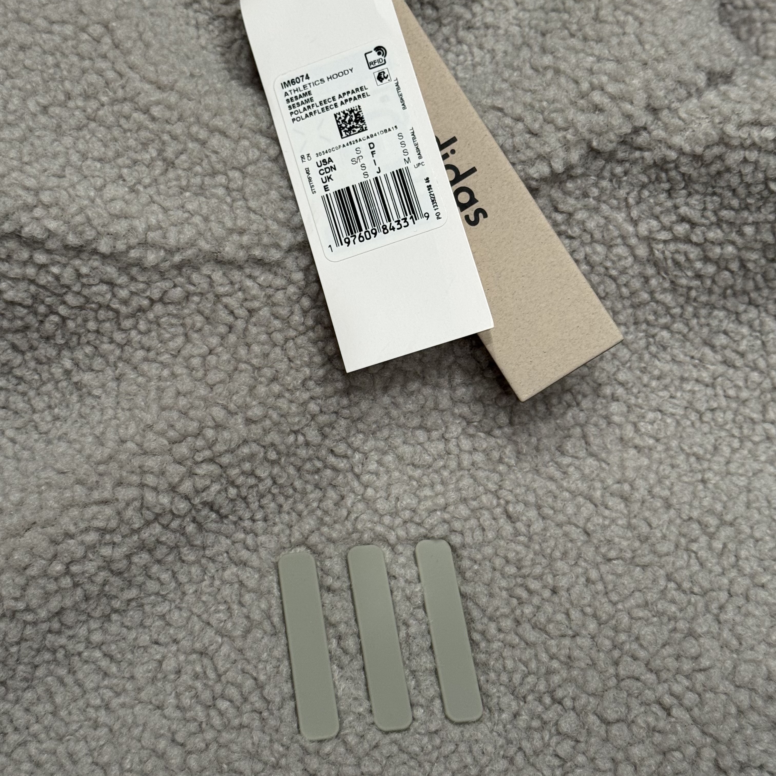 Adidas x Fear Of God Athletics Hike Hoodie Sesame - US Sizing 착용 스타일 - 2