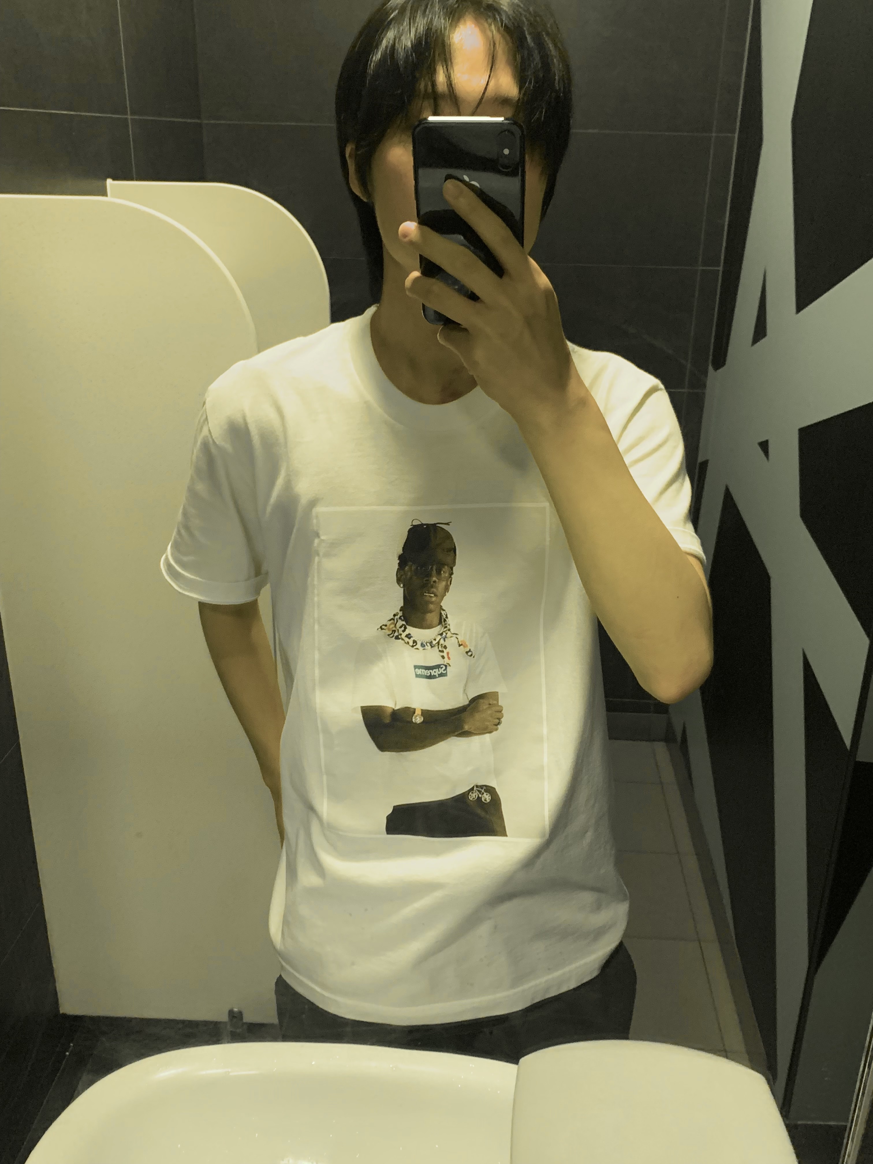 Supreme Tyler The Creator T-Shirt White - 24FW 착용 스타일 - 1