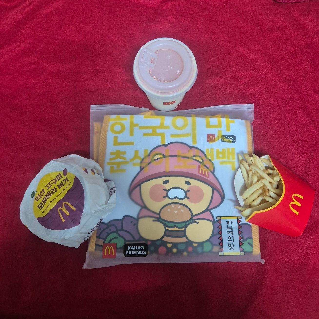 McDonald’s x Kakao Friends Choonsik Cooler Bag 착용 스타일