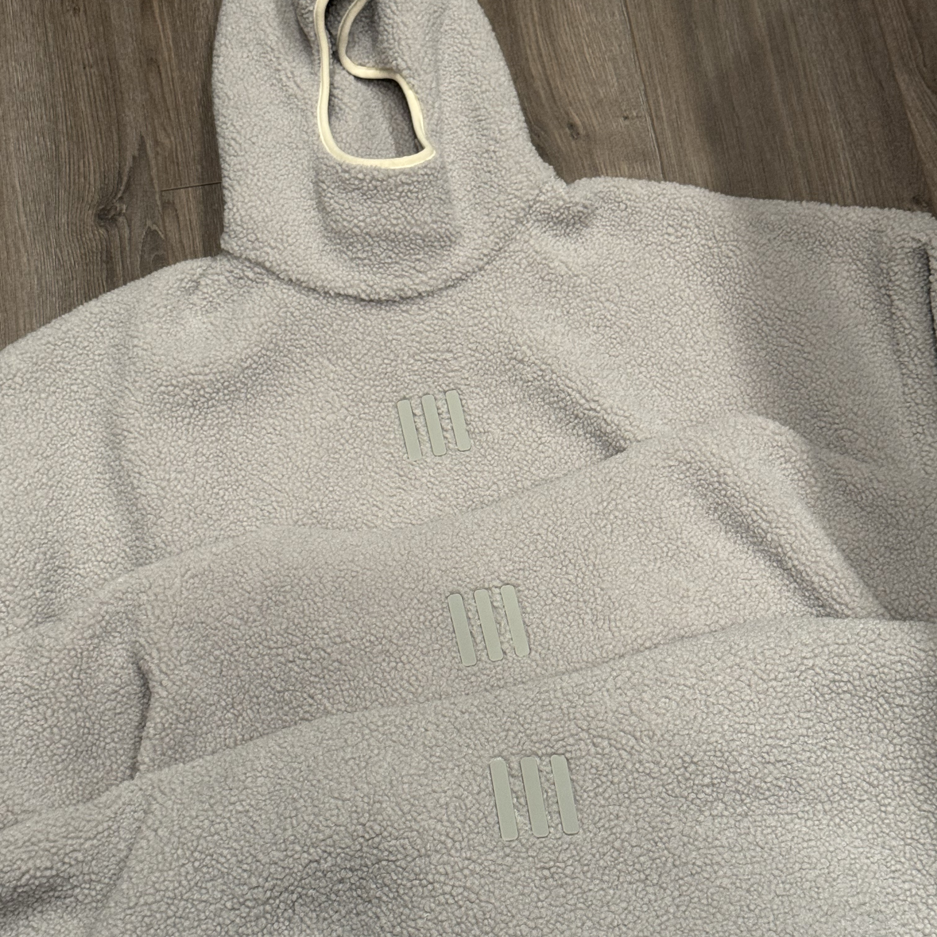 Adidas x Fear Of God Athletics Hike Hoodie Sesame - US Sizing 착용 스타일 - 1