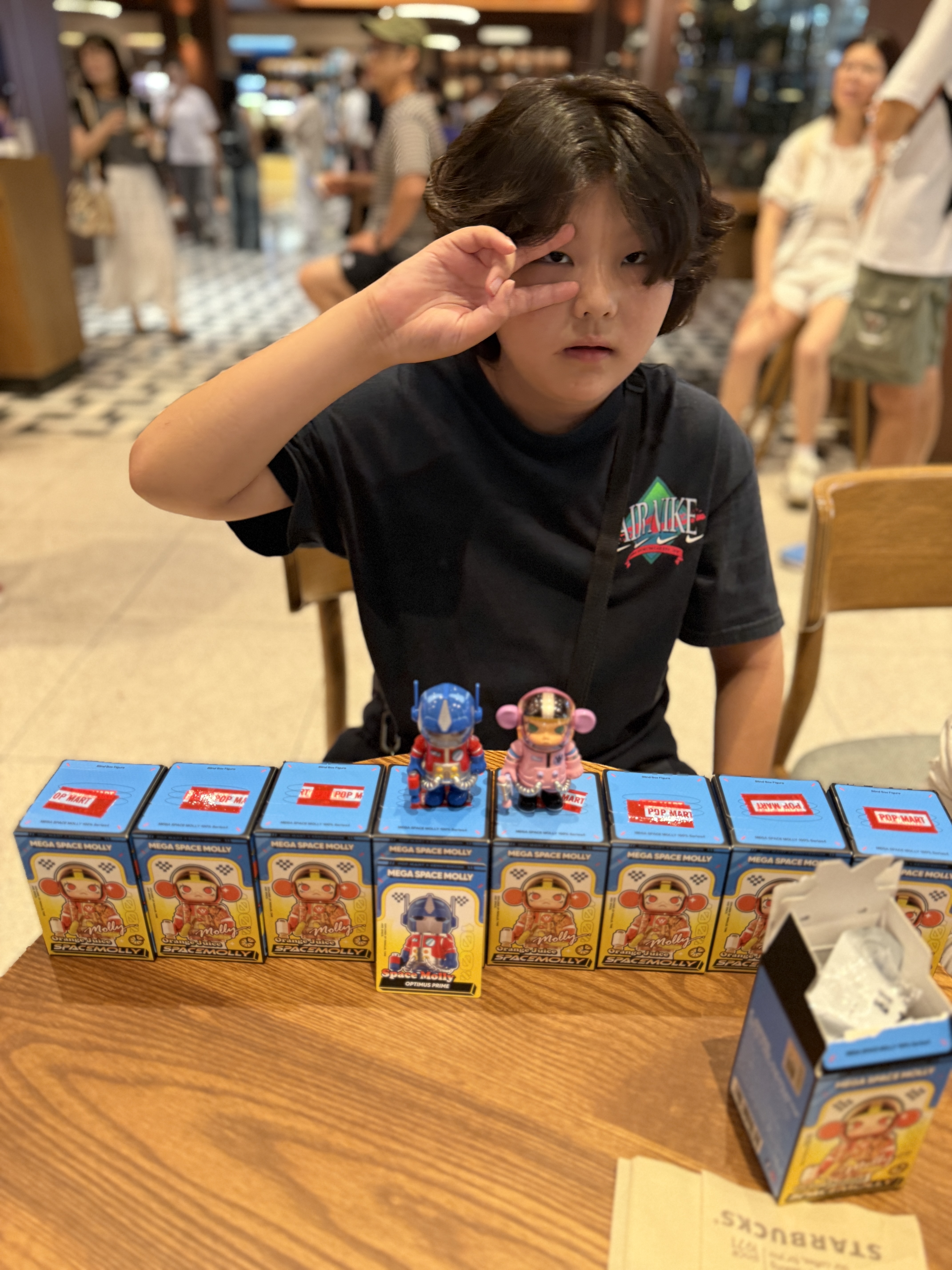 Pop Mart Mega Space Molly 100% Series4 Sealed Case (9 Blind Boxes), Pop Mart Mega Space Molly 100% Series4 Optimus Prime (Opened Case) 착용 스타일 - 1
