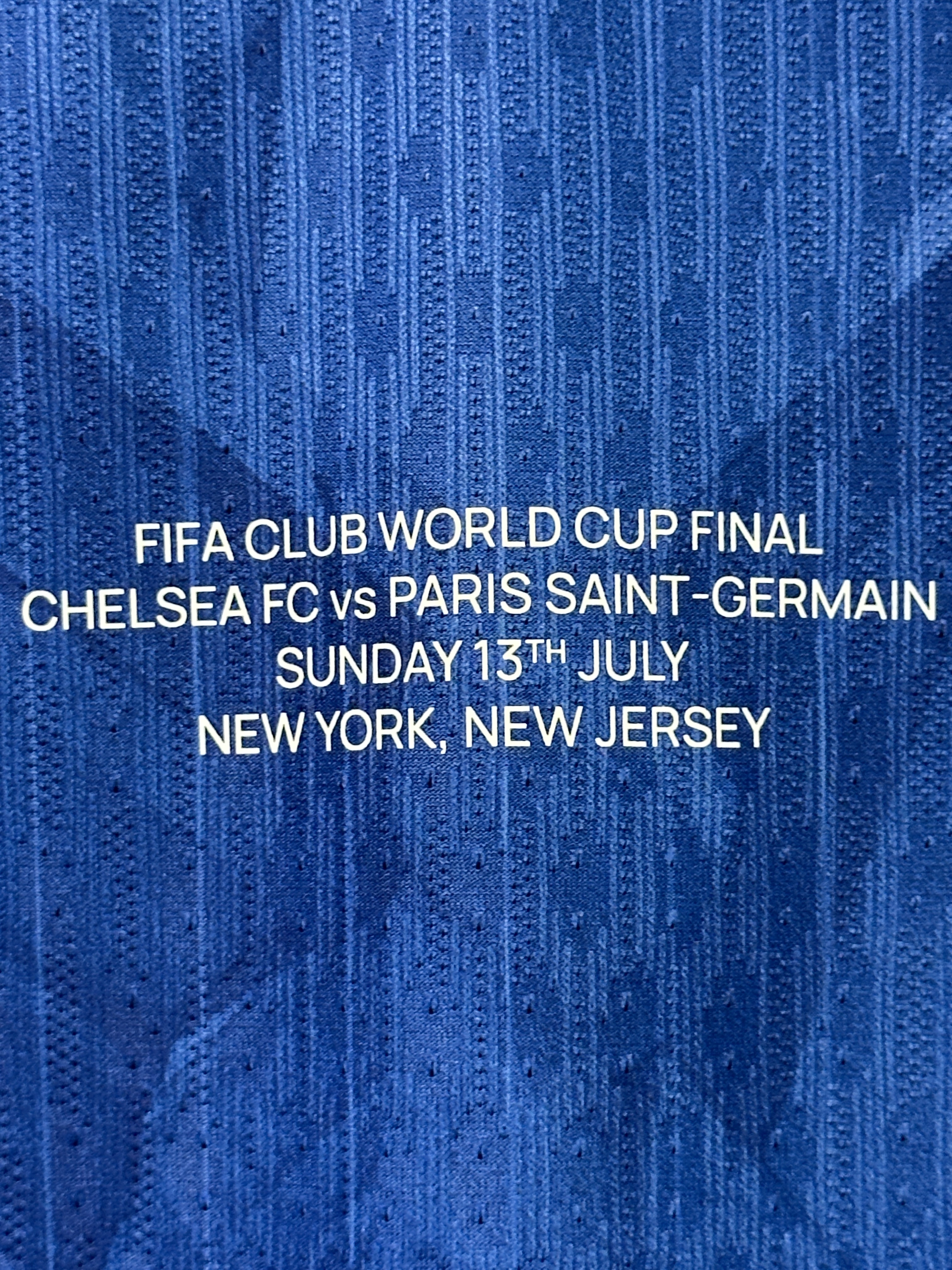 Nike Chelsea FC 2025/26 Match Home Dri-Fit ADV Soccer Authentic Jersey Rush Blue White (Non Marking Ver.), Nike Chelsea FC 2025/26 Stadium Home Dri-Fit Soccer Replica Jersey Rush Blue White (Non Marking Ver.) 착용 스타일 - 5