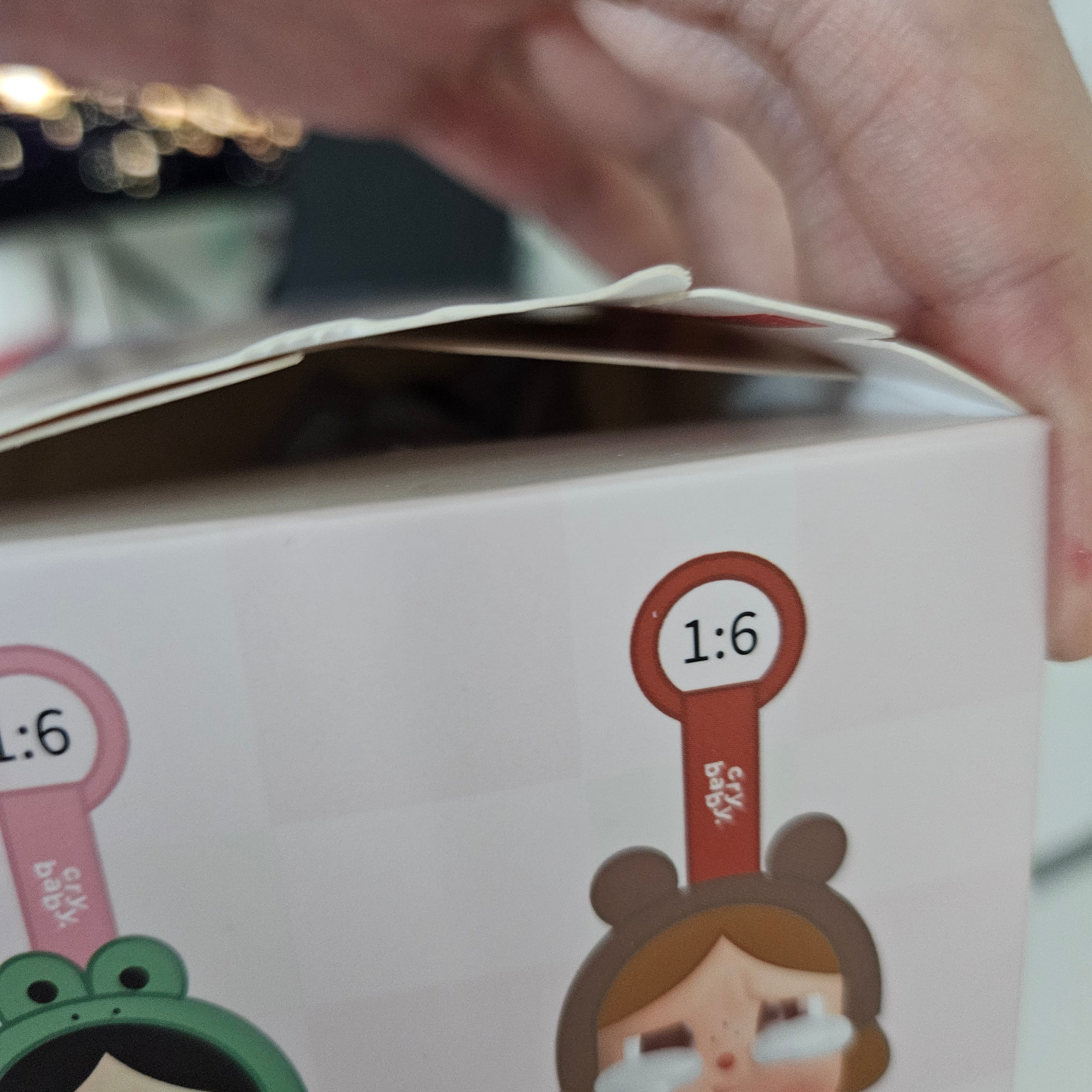 Pop Mart Crybaby Crying Again Series Plush Keyring Sealed Case (1 Blind Box) 착용 스타일 - 1