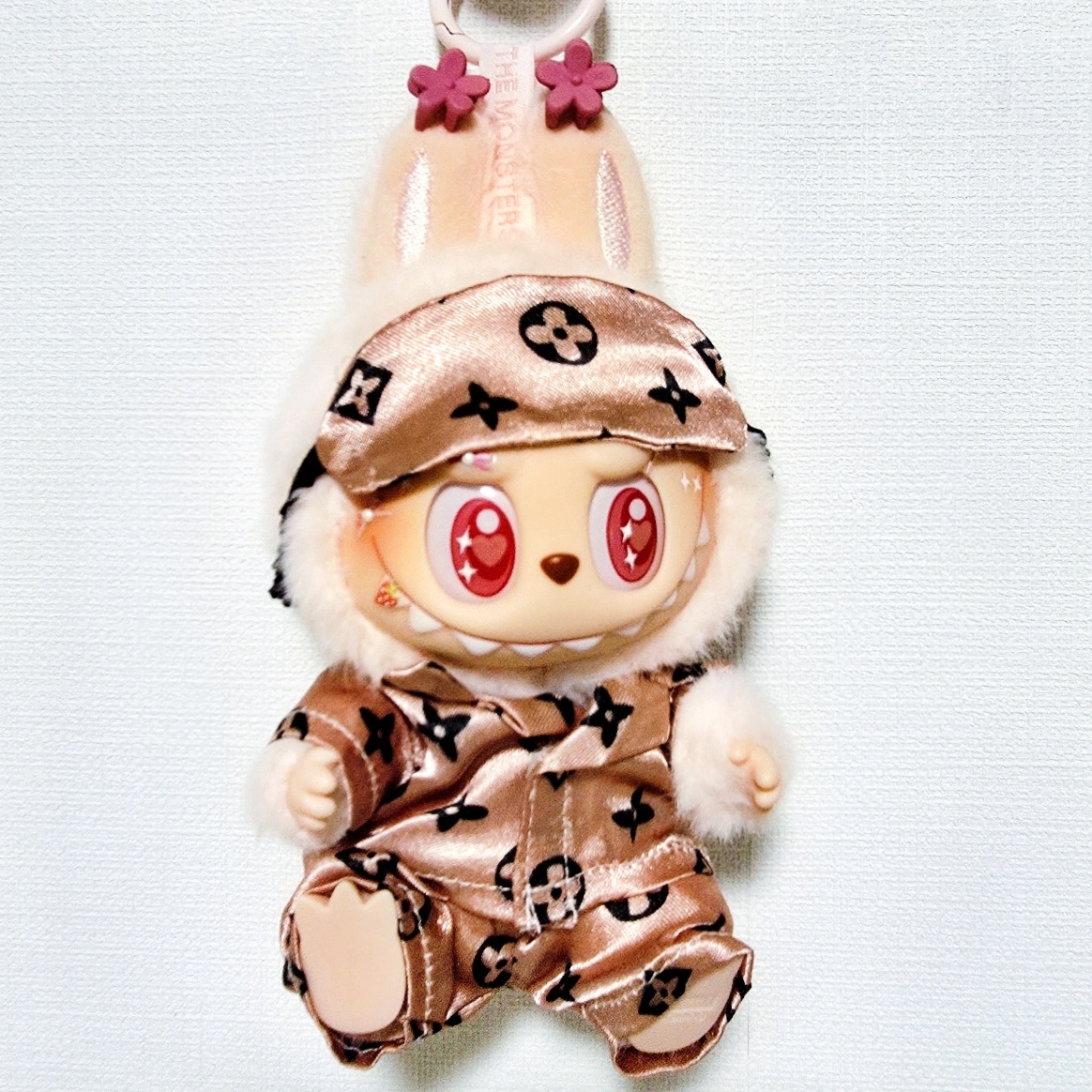 Pop Mart Labubu Let's Play Together Doll Series Dada Keyring (Opened Case) 착용 스타일 - 1