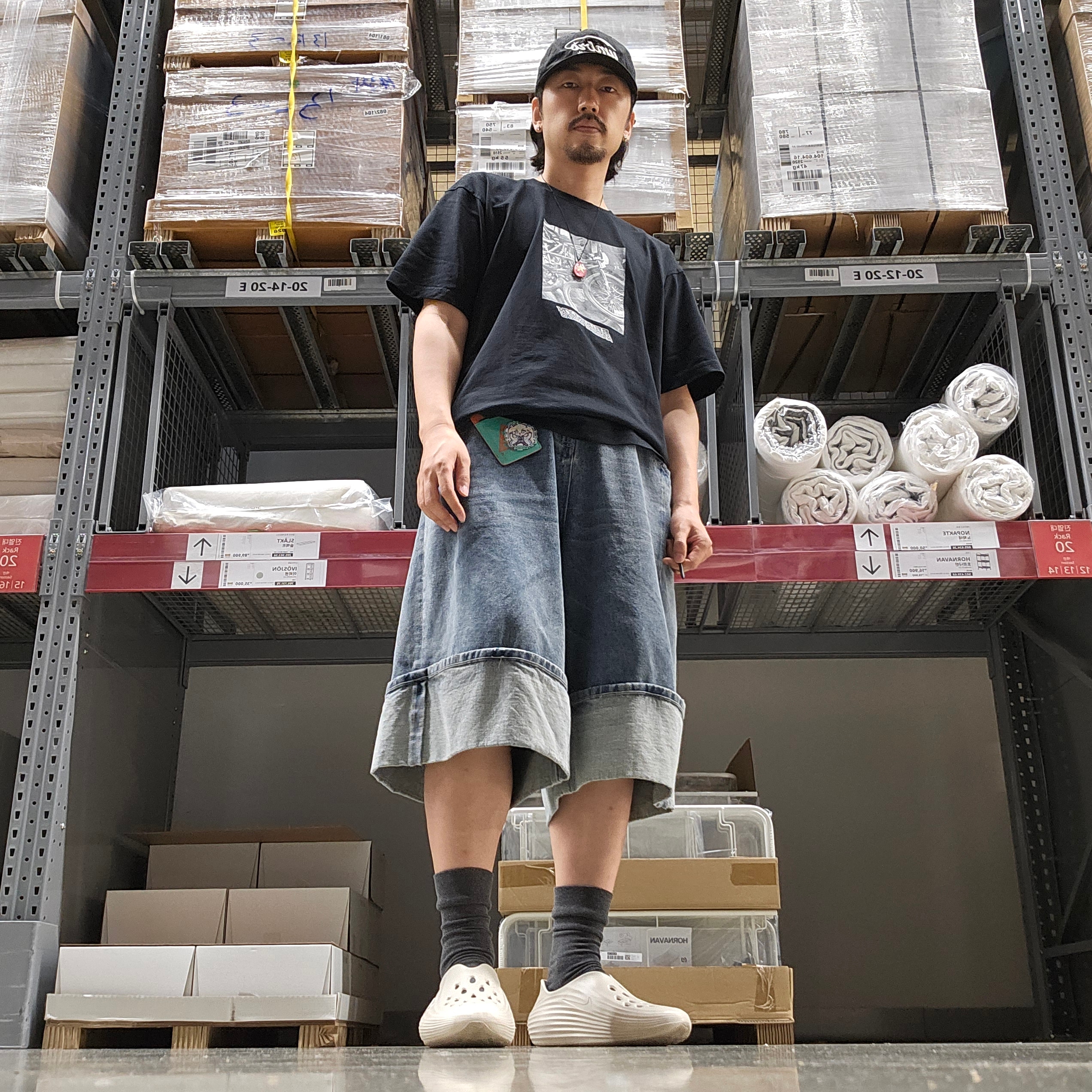 Nike ReactX Rejuven8 Light Orewood Brown, Umbro x White Mountaineering 6 Panel Cap Navy 착용 스타일 - 1