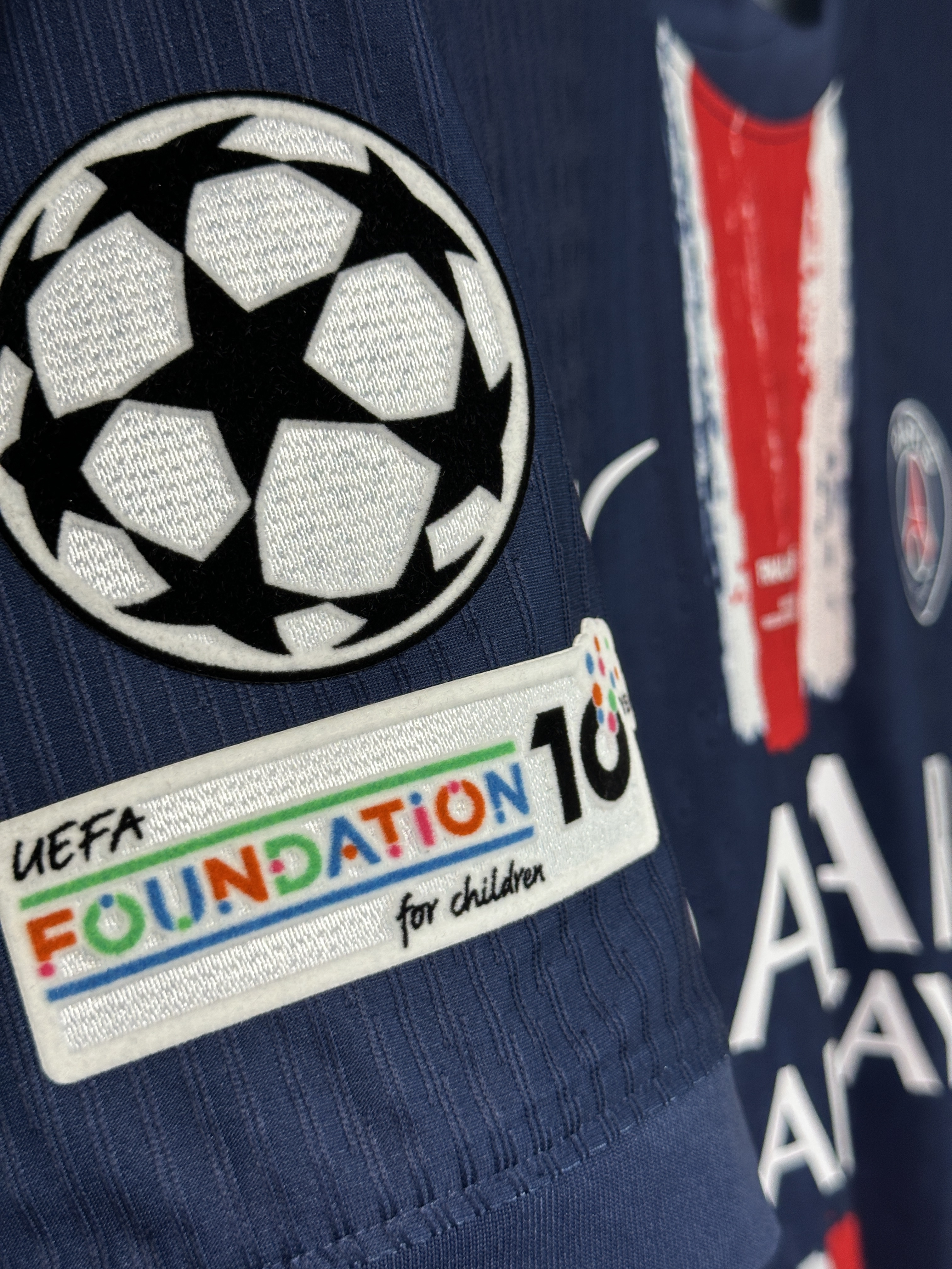 Nike Paris Saint-Germain 2024/25 Dri-Fit ADV Match Home Jersey Midnight Navy (Non Marking Ver.) 착용 스타일 - 3