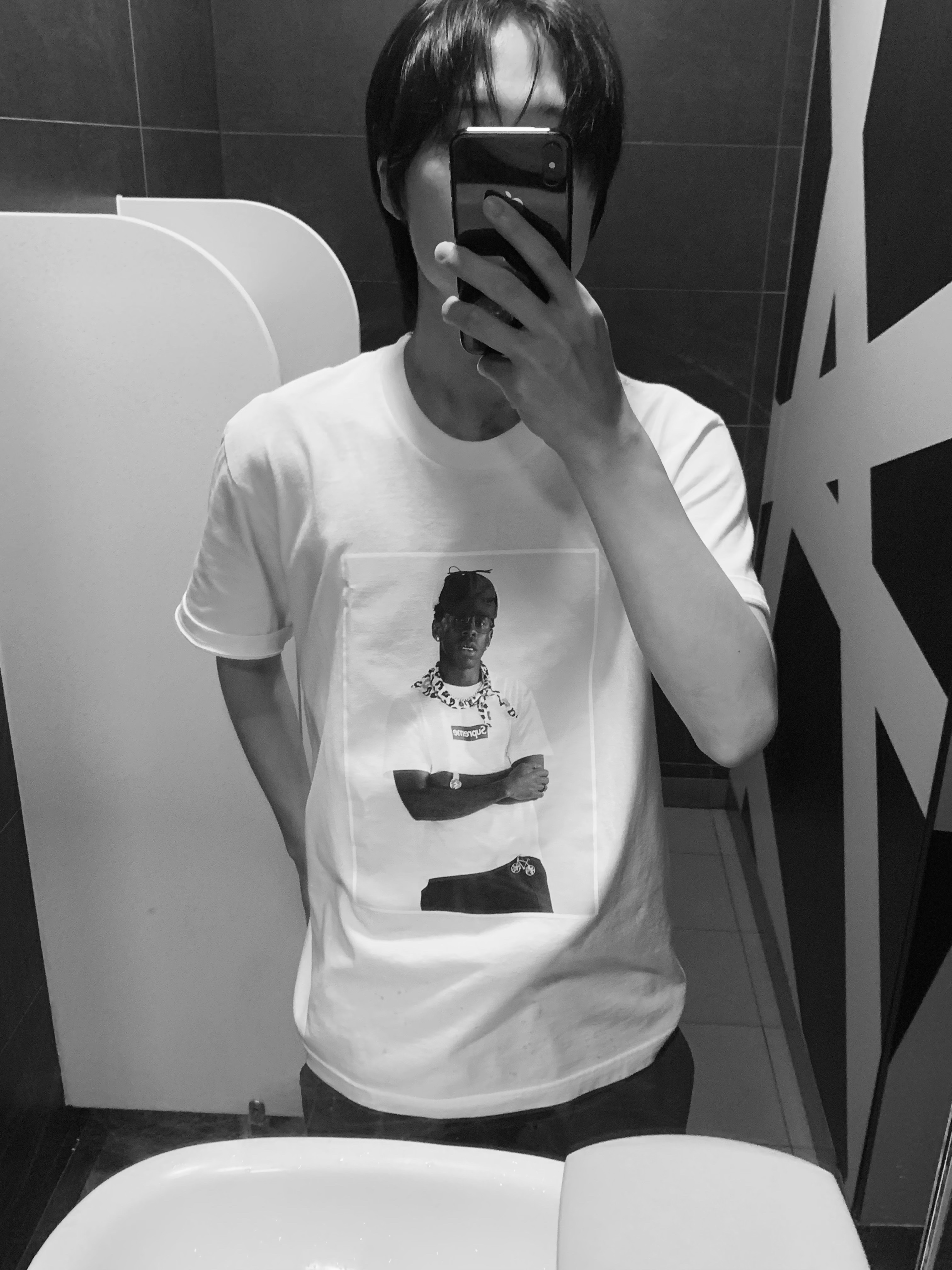 Supreme Tyler The Creator T-Shirt White - 24FW 착용 스타일 - 2