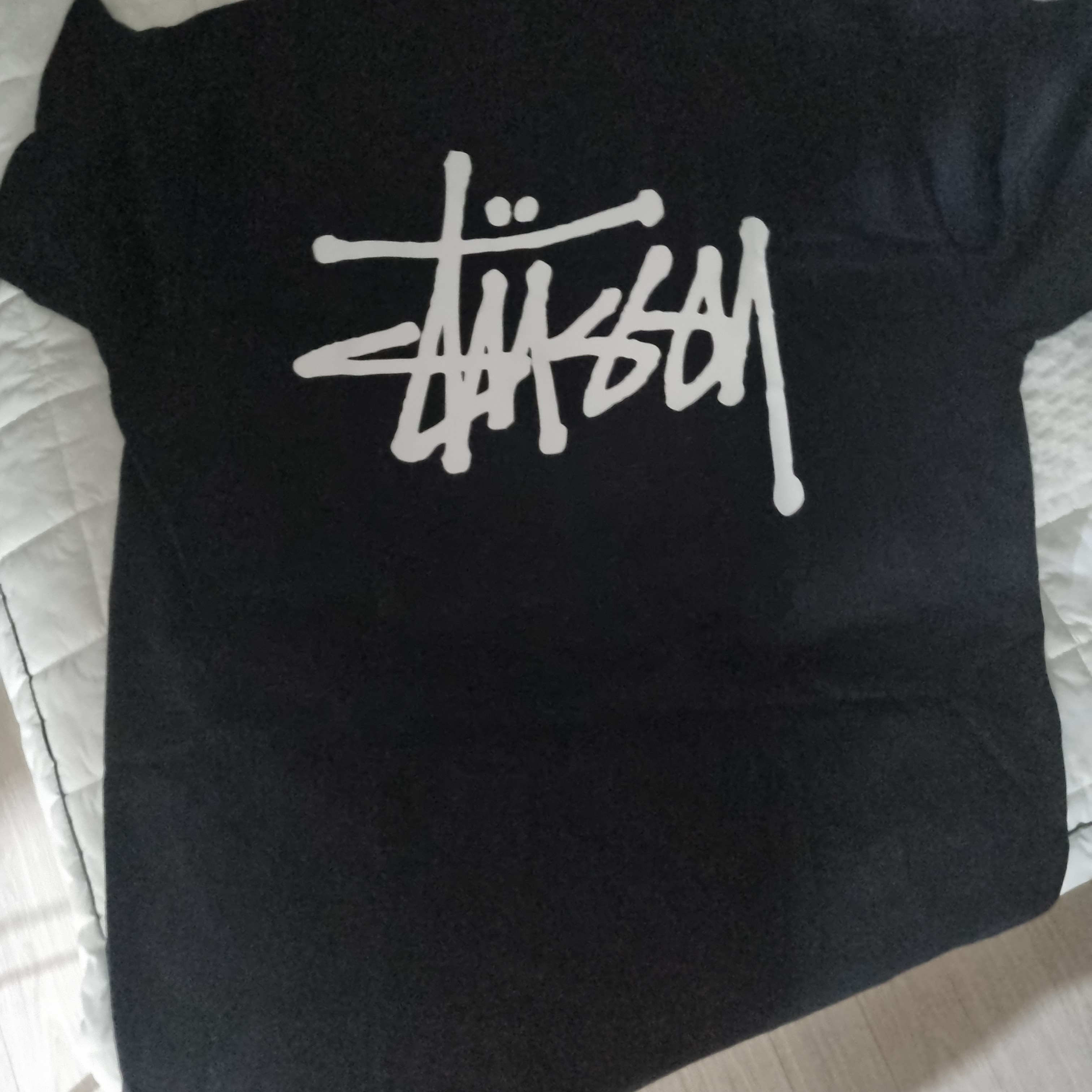 Stussy Basic Stussy T-Shirt Black 2024, 2025 착용 스타일 - 1