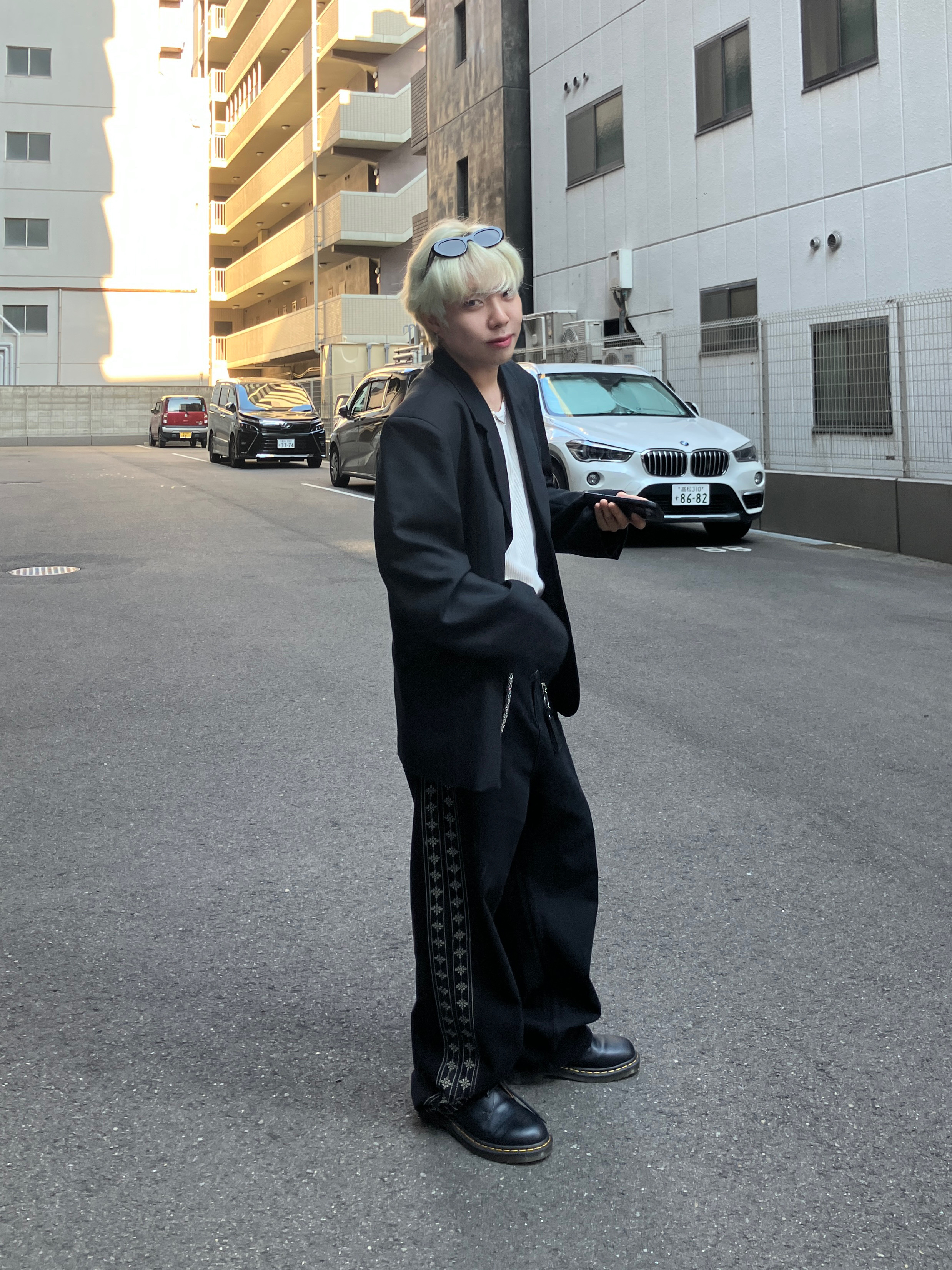 Dr. Martens 1461 Smooth Black 착용 스타일 - 3