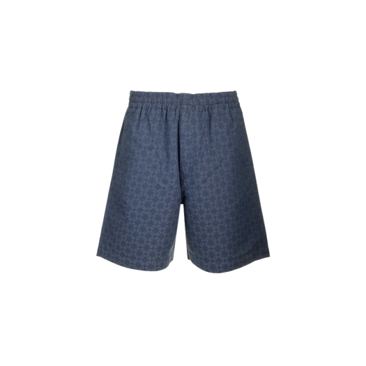 BM51J75YCC-063 Givenchy Monogram Shiny Shorts Blue
