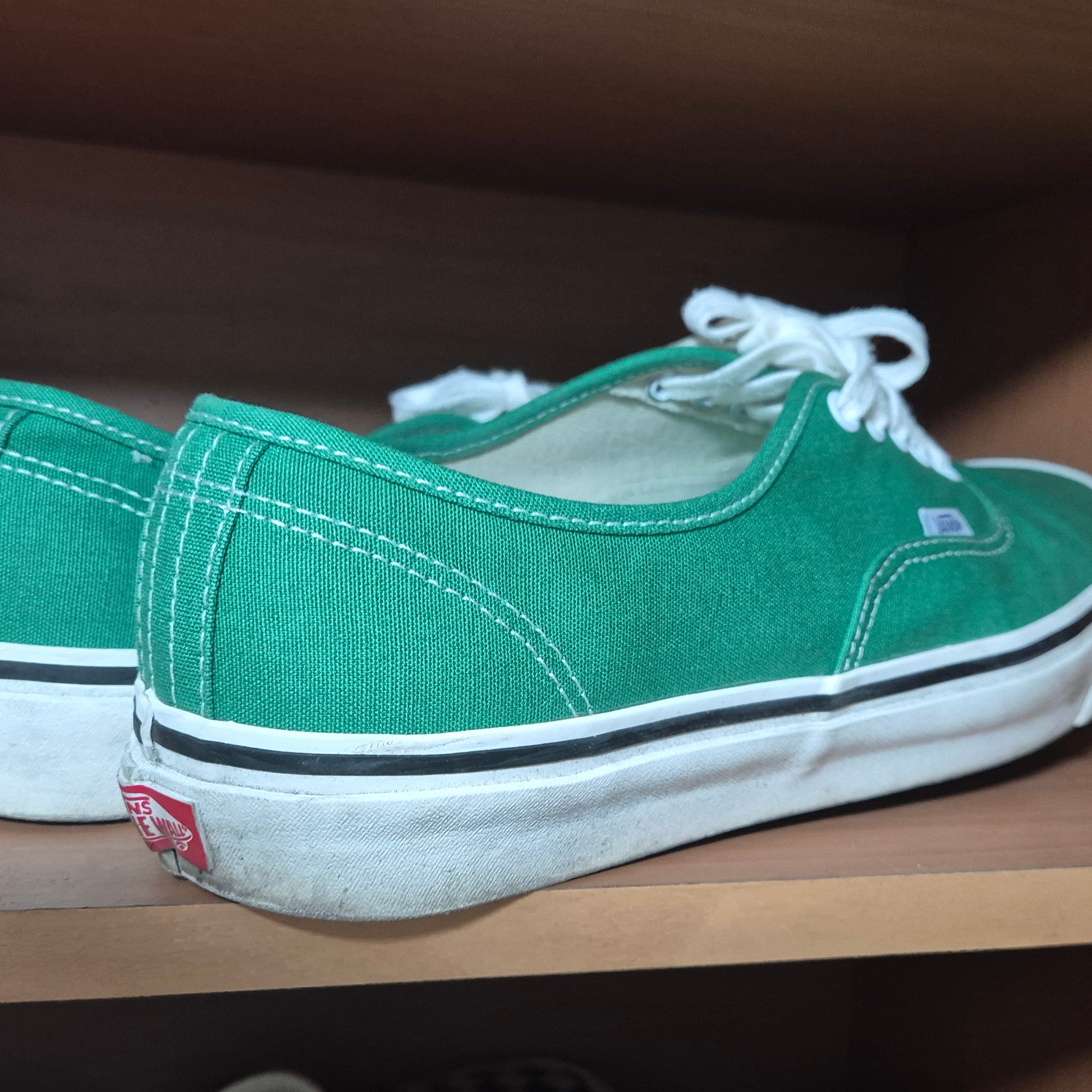 Vans Authentic 44 DX Anaheim Factory Emerald Green 착용 스타일
