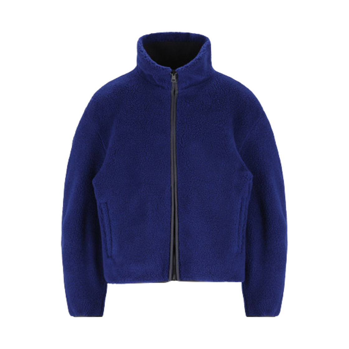 BM01D03196-430 Givenchy Bomber Fleece Jacket Blue