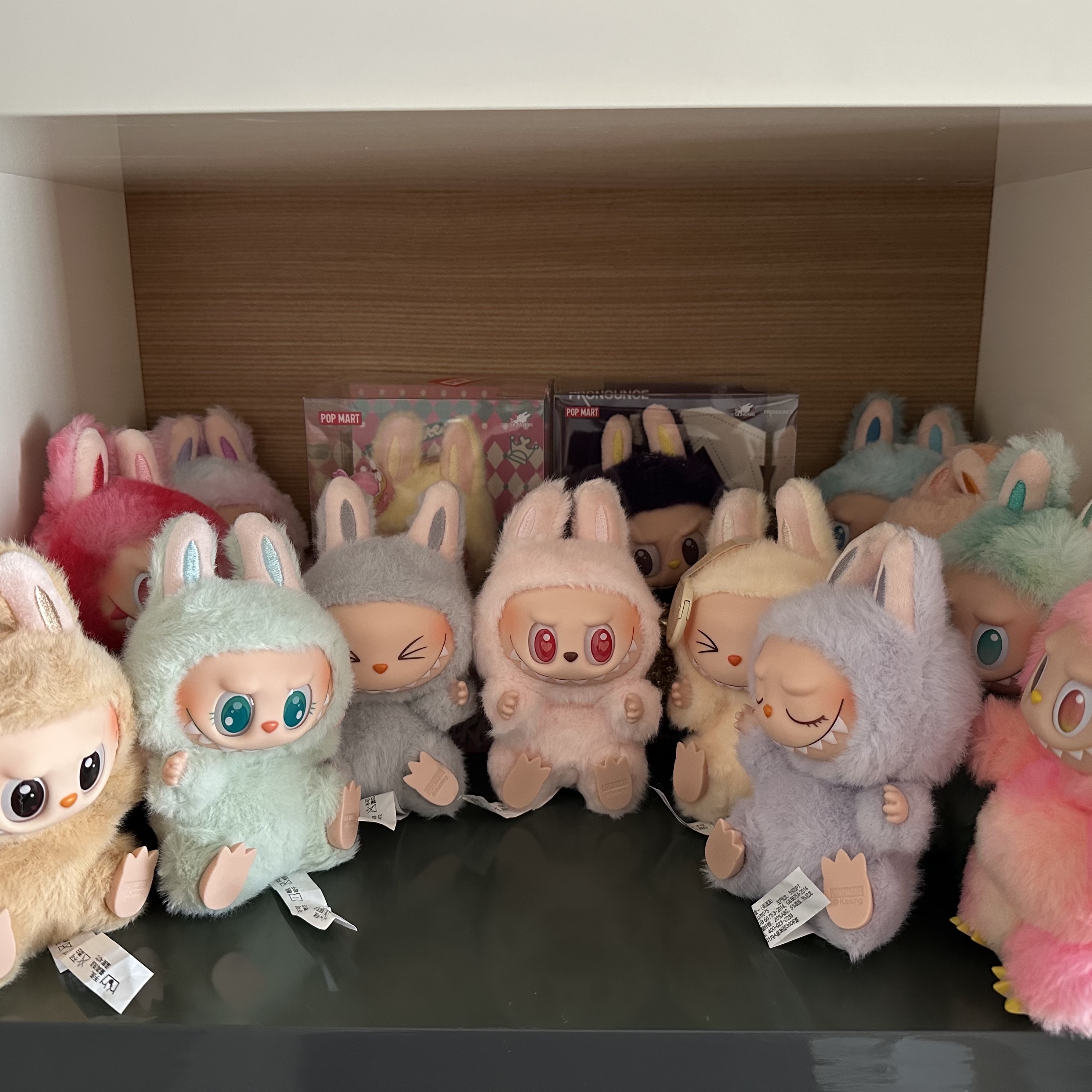 Pop Mart Labubu Let's Play Together Doll Series Sealed Case (6 Blind Boxes) 착용 스타일