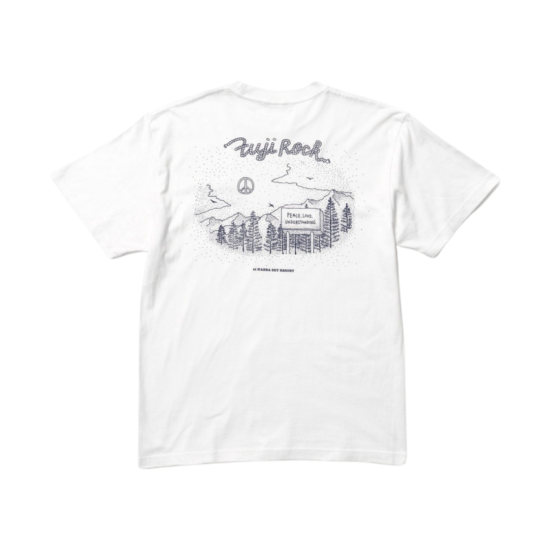 - Beams x Fuji Rock Festival Official Landscape T For Fuji Rock T-Shirt White