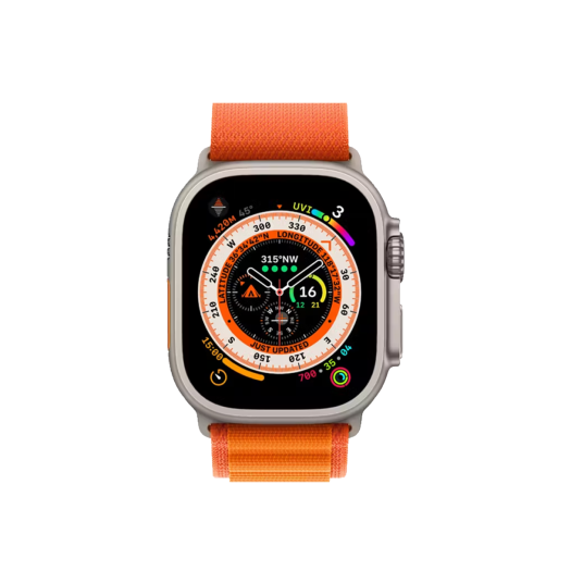 I5A3140650258 [S등급] Refurbished Apple Watch Ultra 49mm Titanium Case with Alpine Loop Orange