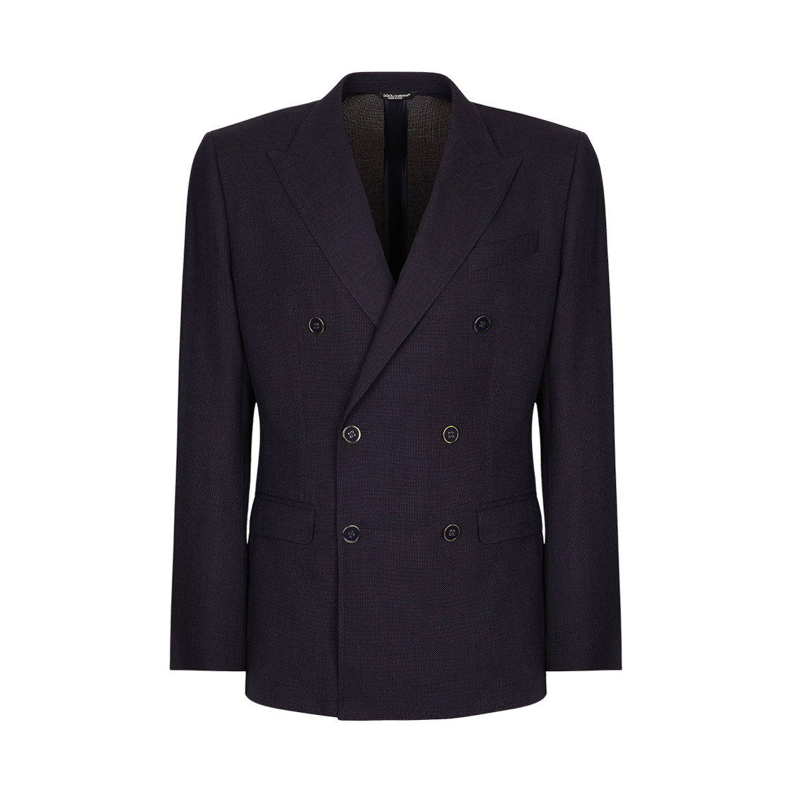 G2NW1TFM2GUS8031 Dolce & Gabbana Double Breasted Wool Taormina-Fit Jacket Blue
