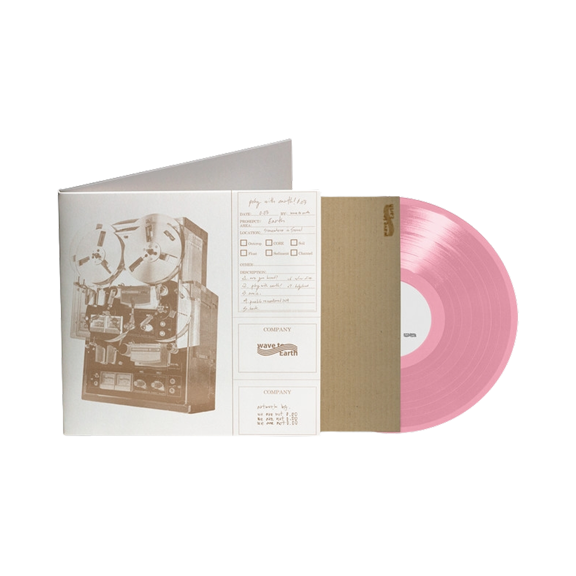 웨이브 투 어스 플레이 위드 어스! 0.03 LP 핑크(Wave to Earth Play With Earth! 0.03 LP Pink)