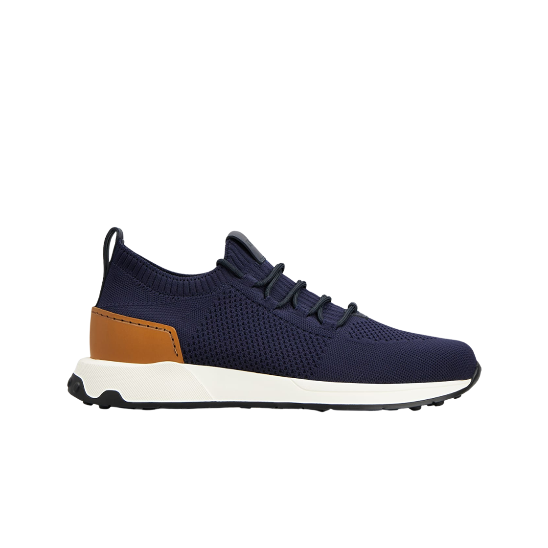 XXM63K0IE40TADU801 Tod's Technical Fabric Leather Sock Sneakers Blue Brown