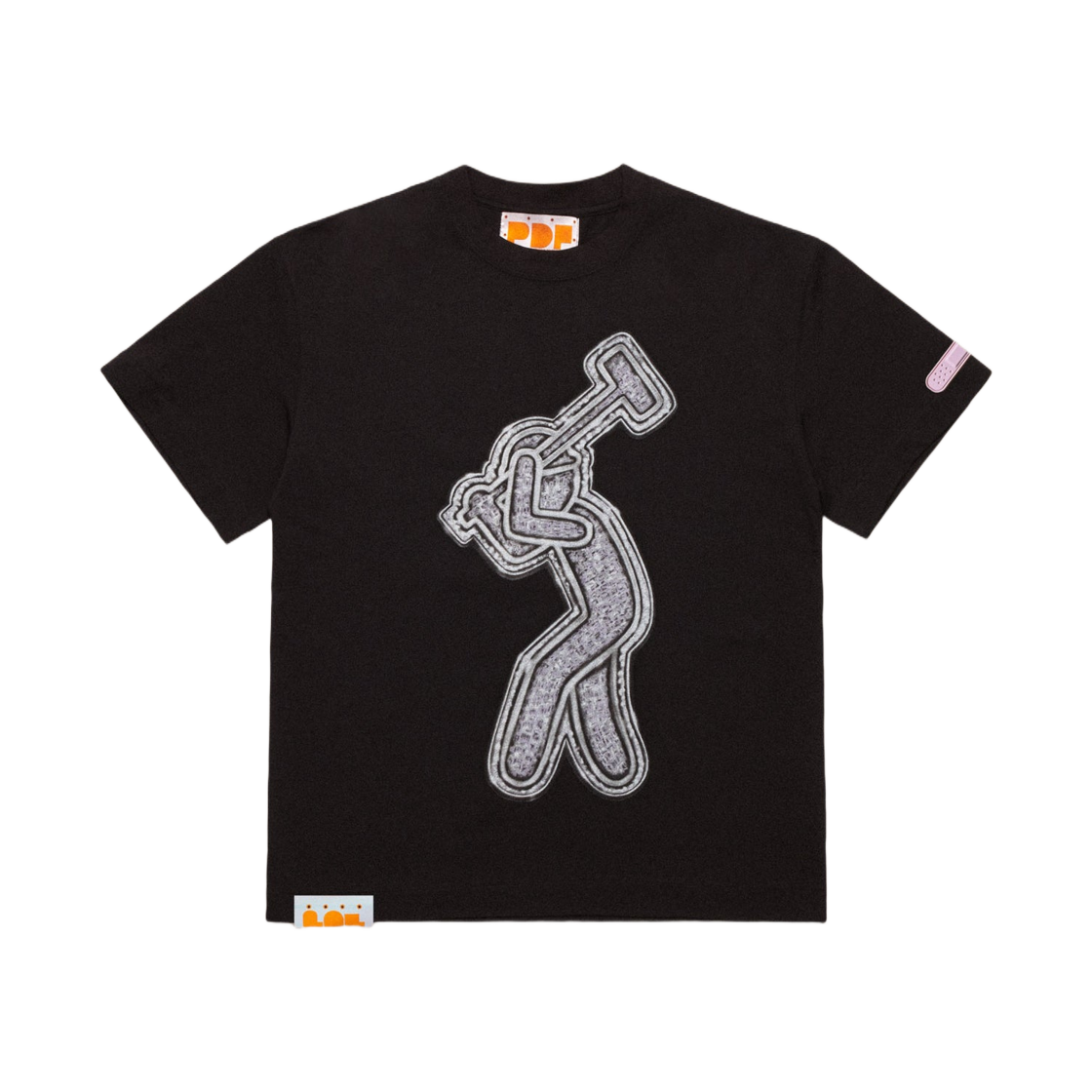 피디에프 채널 다이아몬드 티셔츠 블랙(PDF Channel Diamond T-Shirt Black)