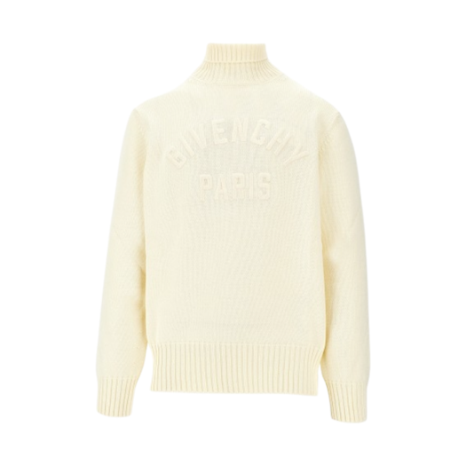 BM90VZ4YNM-150 Givenchy Turtleneck Sweater Ecru