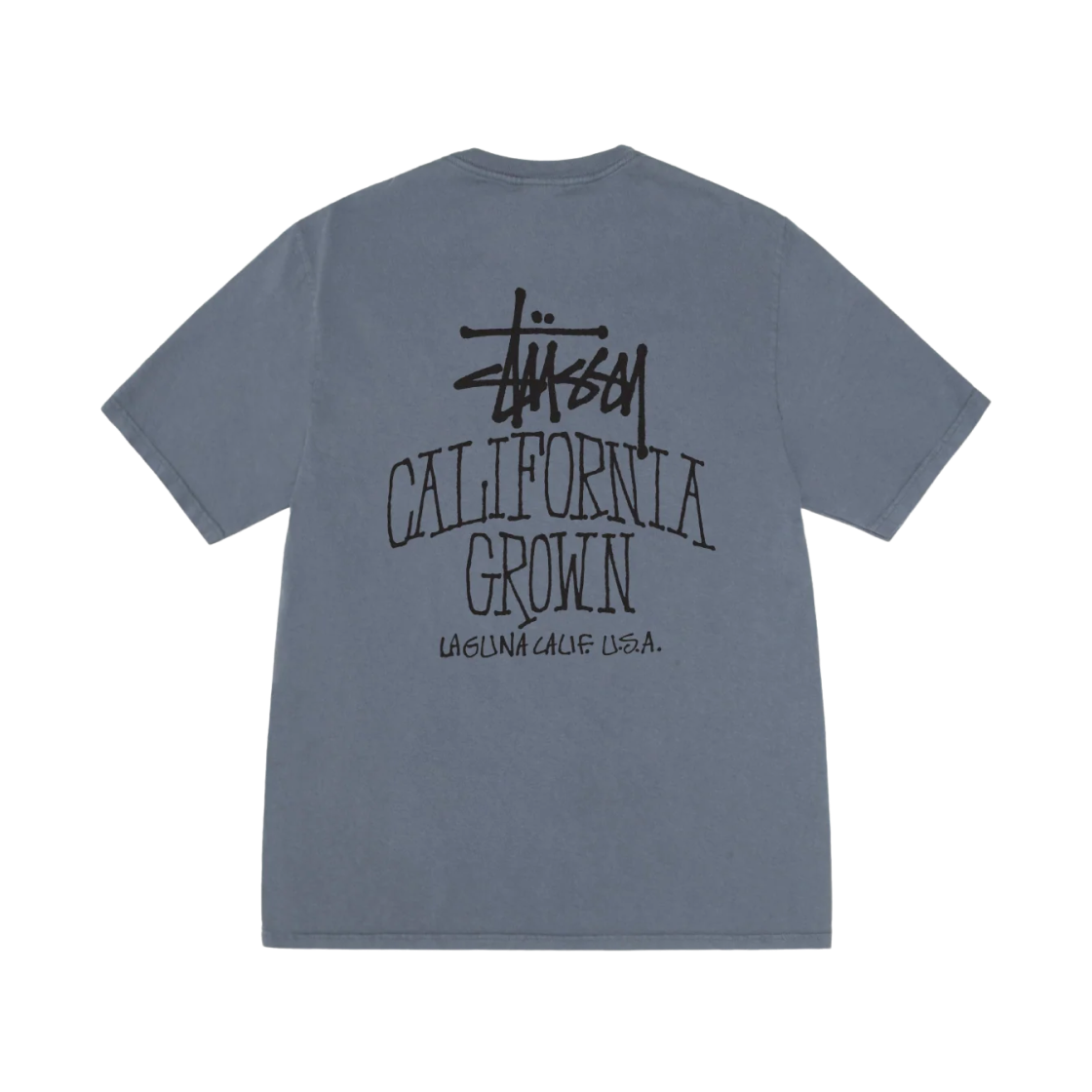 스투시 캘리 그로운 피그먼트 다이드 티셔츠 네이비(Stussy Cali Grown Pigment Dyed T-Shirt Navy) - 1