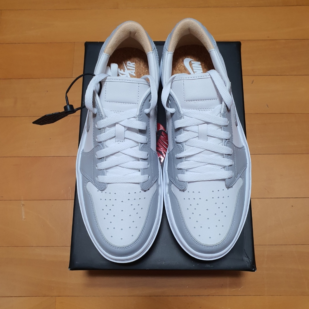 (W) Jordan 1 Elevate Low White and Wolf Grey 착용 스타일