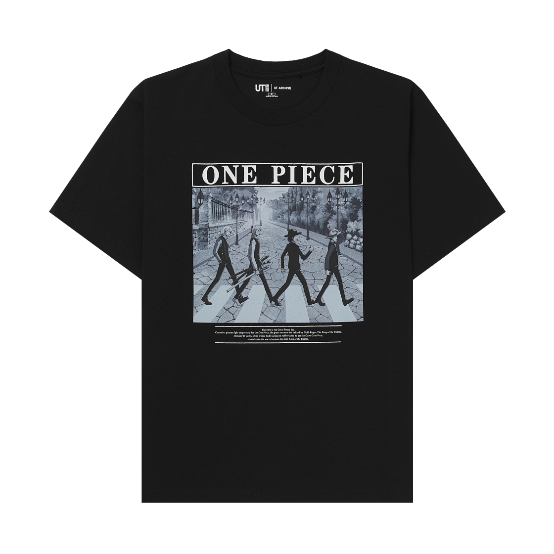유니클로 UT 원피스 그래픽 티셔츠 블랙(Uniqlo UT One Piece Graphic T-Shirt Black)