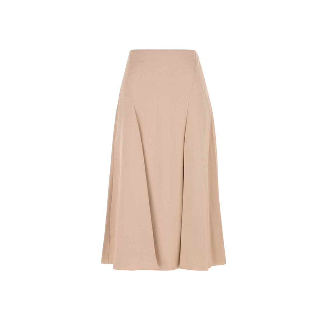(W) 펜디 사틴 실크 롱 스커트 골든((W) Fendi Satin Silk Long Skirt Golden)
