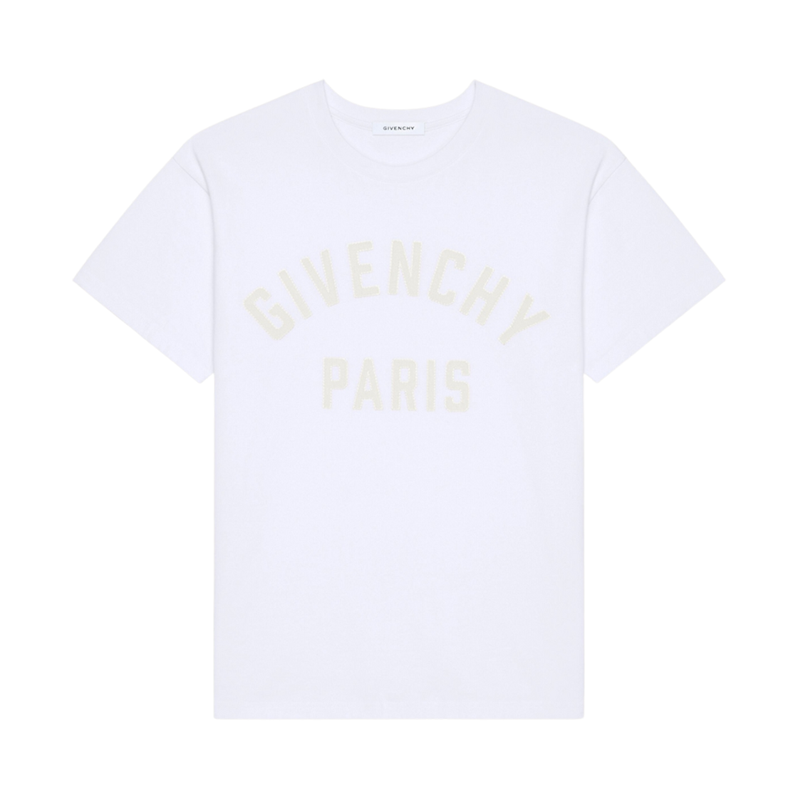 지방시 파리 코튼 티셔츠 화이트(Givenchy Paris Cotton T-Shirt White)