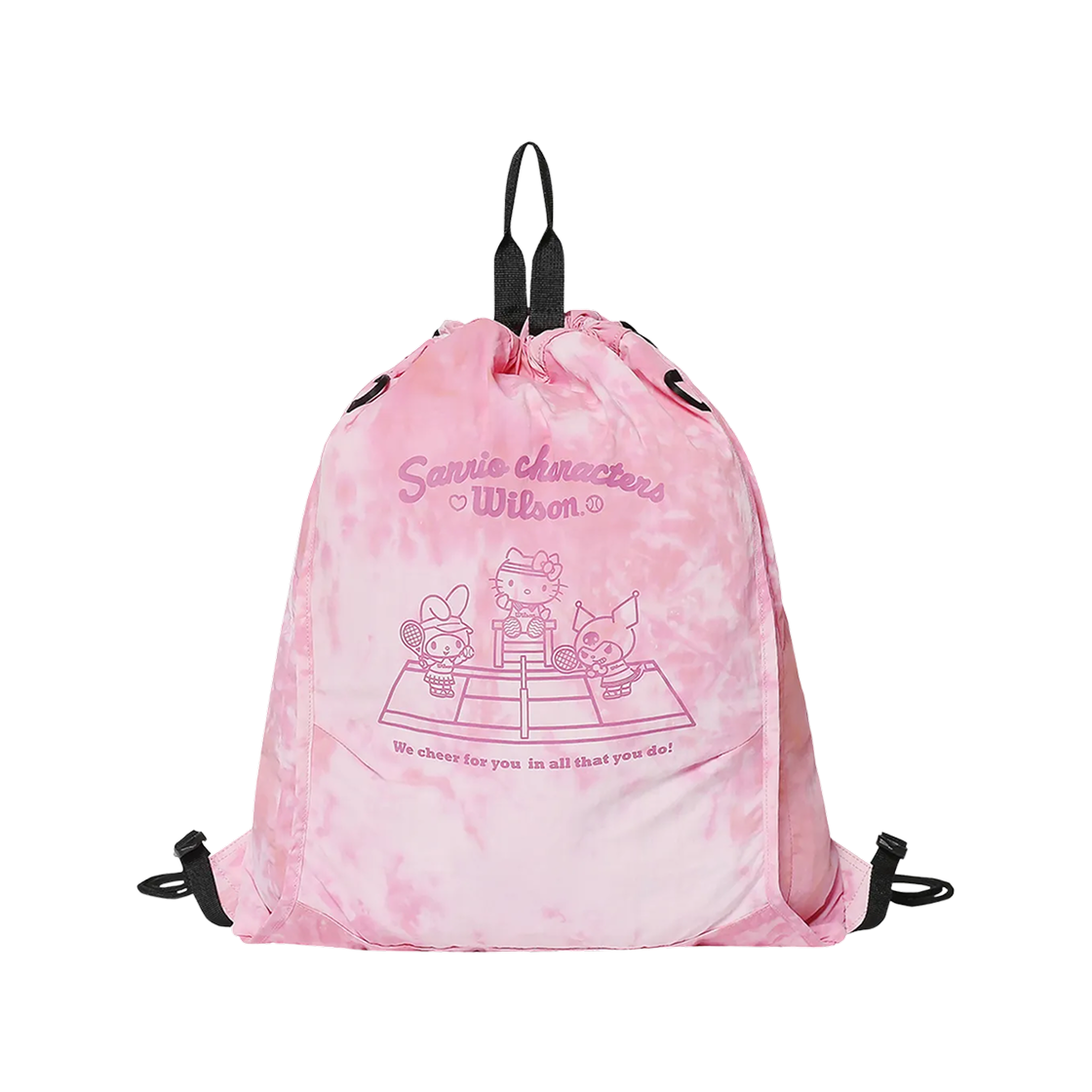 윌슨 x 산리오 캐릭터즈 짐 색 핑크(Wilson x Sanrio Characters Gym Sack Pink)