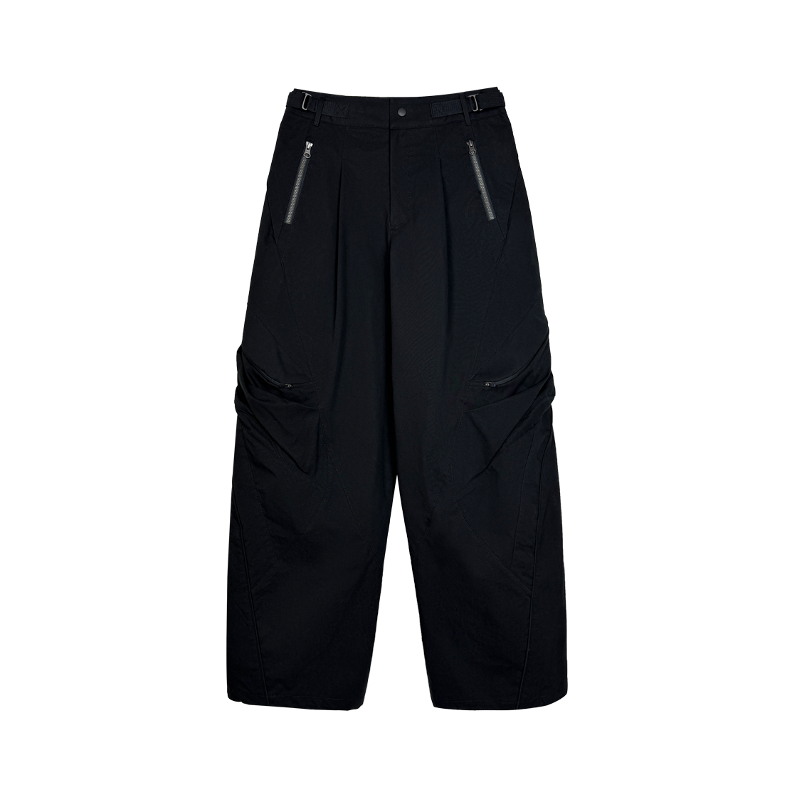 디프런티스 드레이프 포켓 팬츠 블랙(DIFFERENTIS Draped Pocket Pants Black)