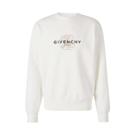 BMJ0LC3YQJ-130 Givenchy Logo Sweatshirt Off White